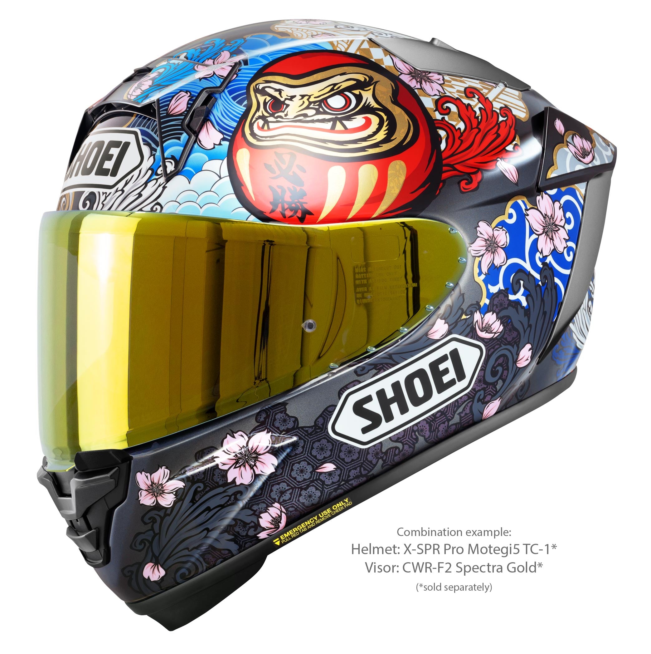 Shoei X-SPR PRO ヘルメット マルケス モテギ5 TC-1 - マルク・マルケス モテギ 2024 レプリカ 