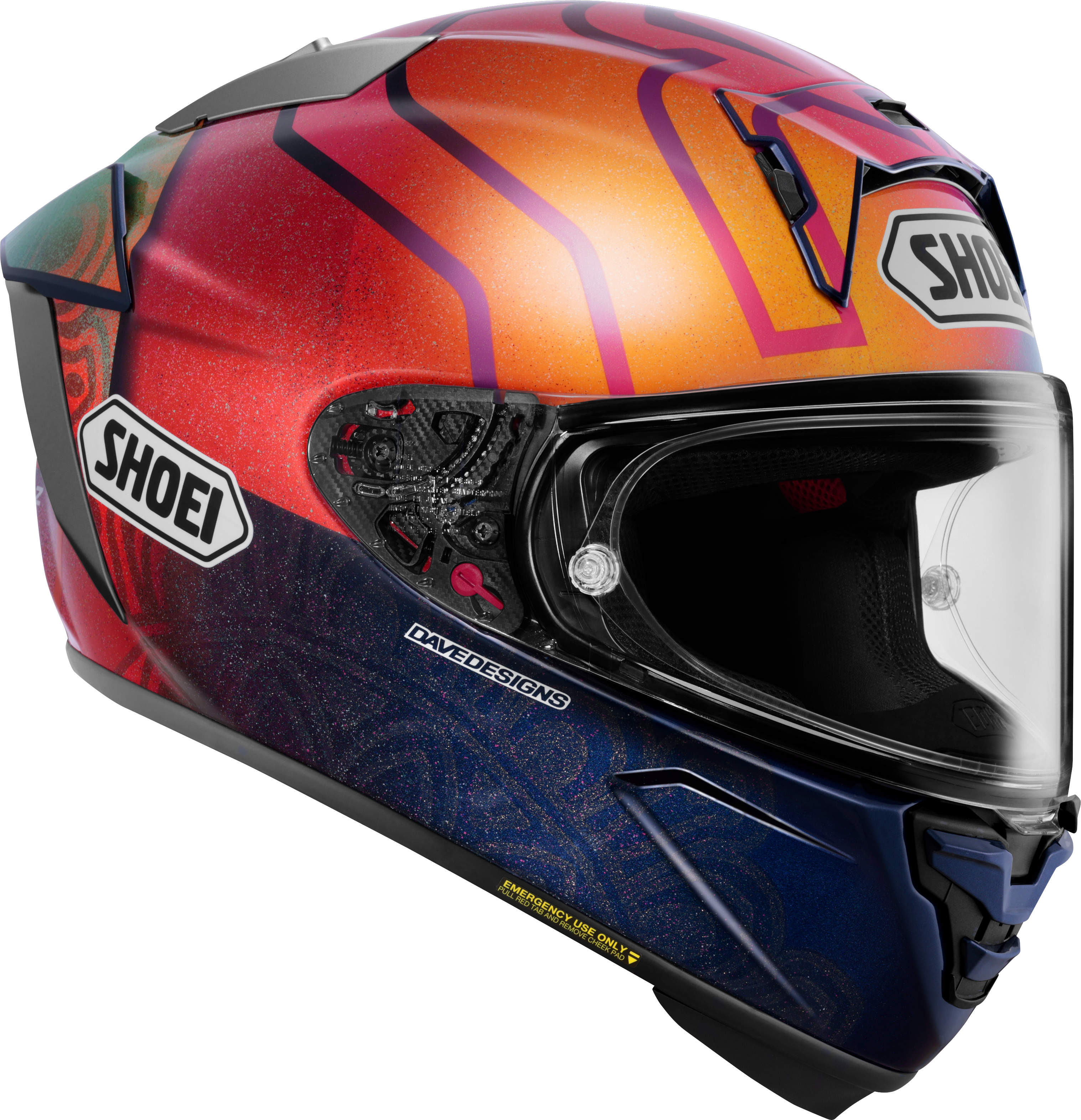 Shoei X-SPR PRO ヘルメット マルケス ホリ TC-1 リミテッドエディション - マルク・マルケス インディアン 2023 レプリカ 