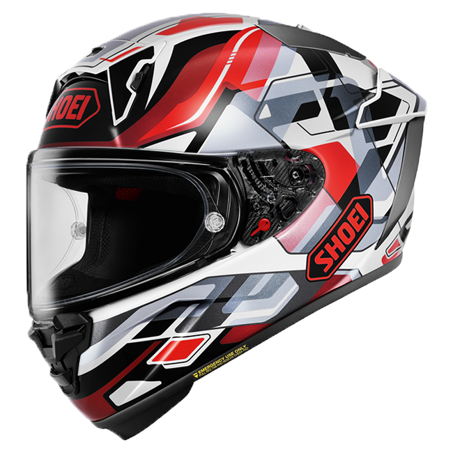 Shoei X-SPR PRO ヘルメット Valion TC-1 赤 / グレー 