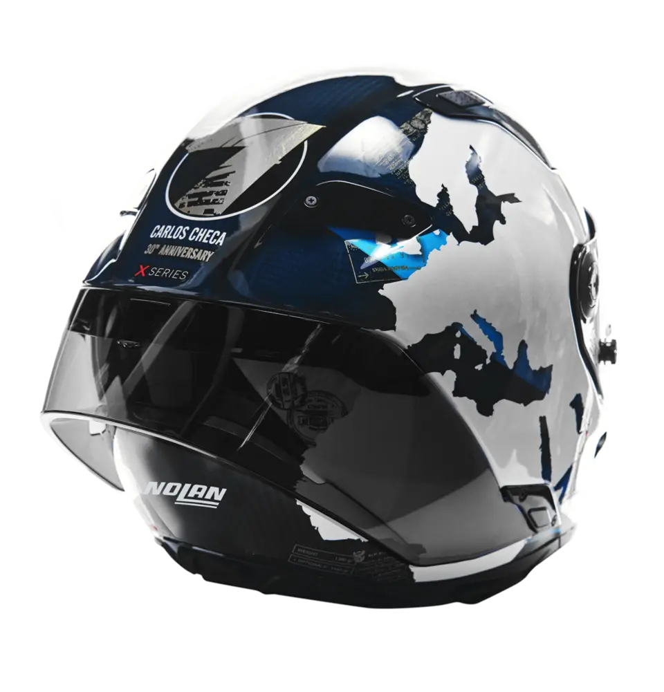 ノーラン X-804 RS ヘルメット ウルトラカーボン カルロス・チェカ レプリカ 30周年特別版 355 