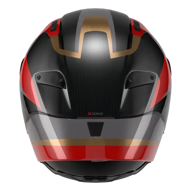 Nolan X-804 RS Helm Ultra Carbon Lesmo Rot/Grau/Gold 362