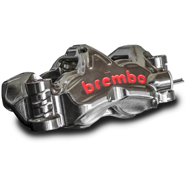 Brembo Racing GP4-PR モノブロックブレーキキャリパー 左 108mm XB6E510 