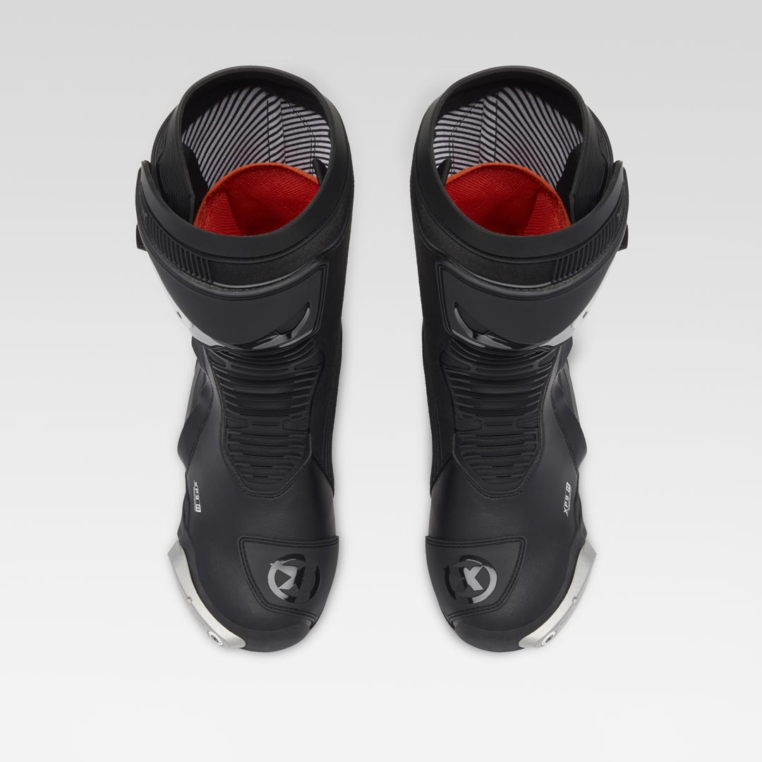 XPD XP9-R レーシングおよびストリートバイクブーツ | メンズ | ブラック 