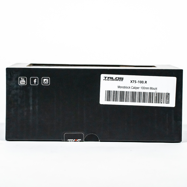 タロス X75 SBK レーシング モノブロック P4 32/36 100mm ブレーキキャリパー フロント 右 | X75.100.HD.R 
