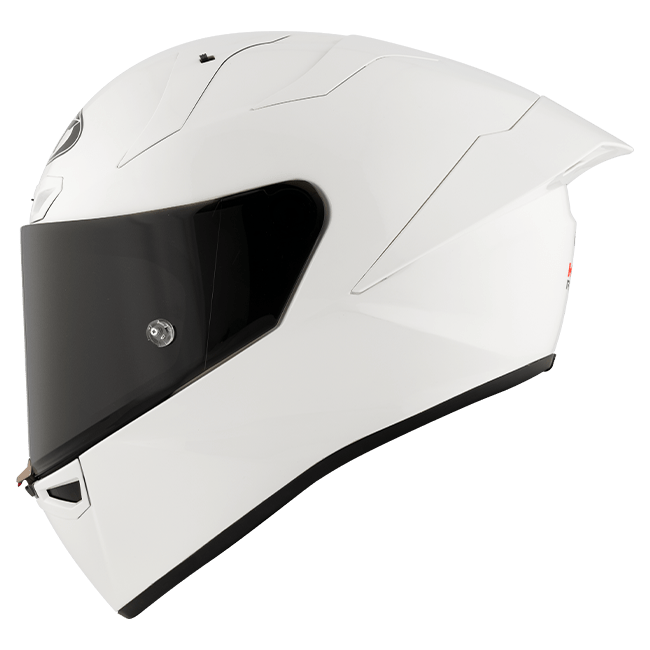 KYT KX-1 Race GP Helm Plain Weiß Y6KXX0W3
