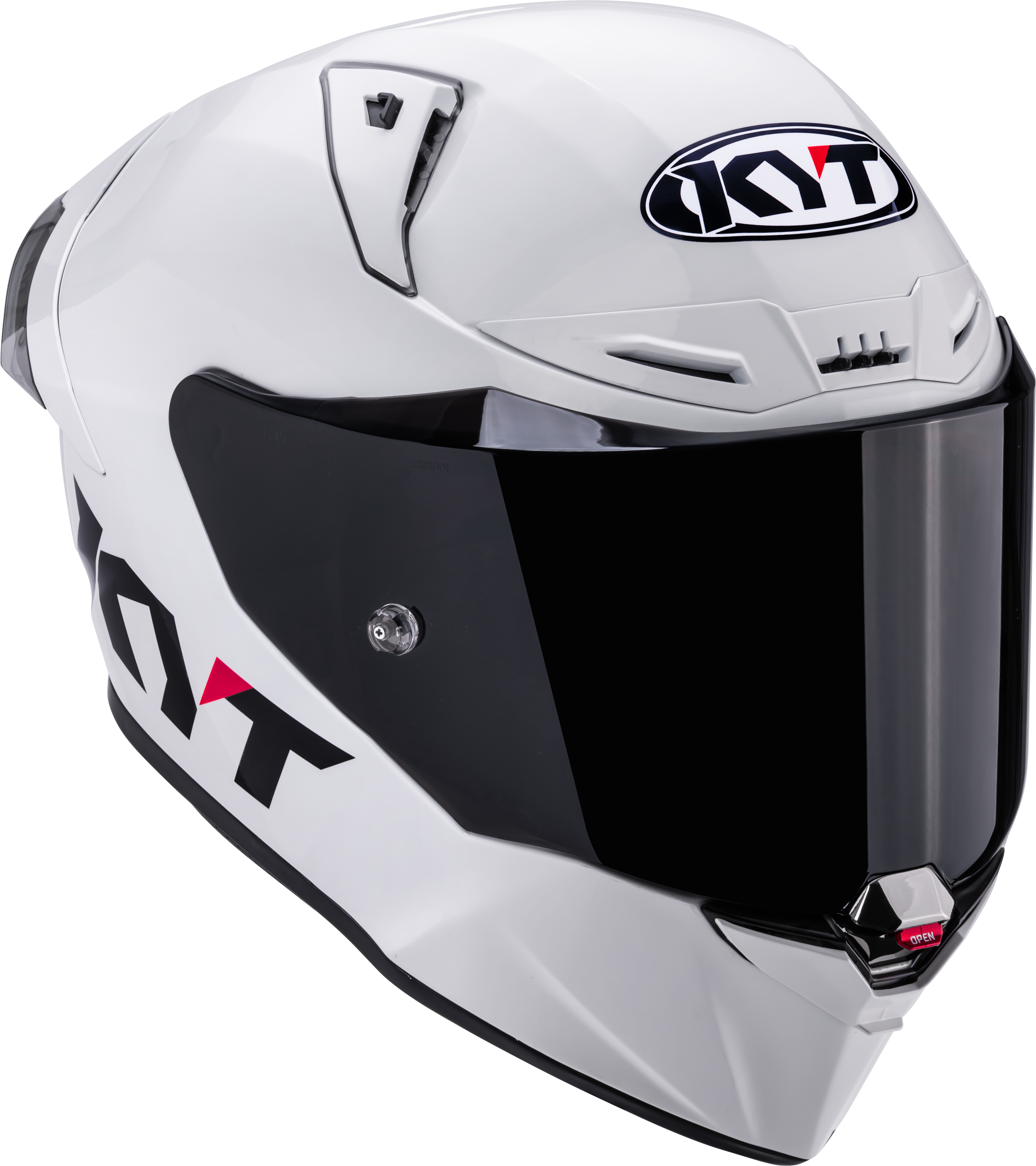 KYT R1R レーシングヘルメット プレーン ホワイト グロス Y6R100W3 