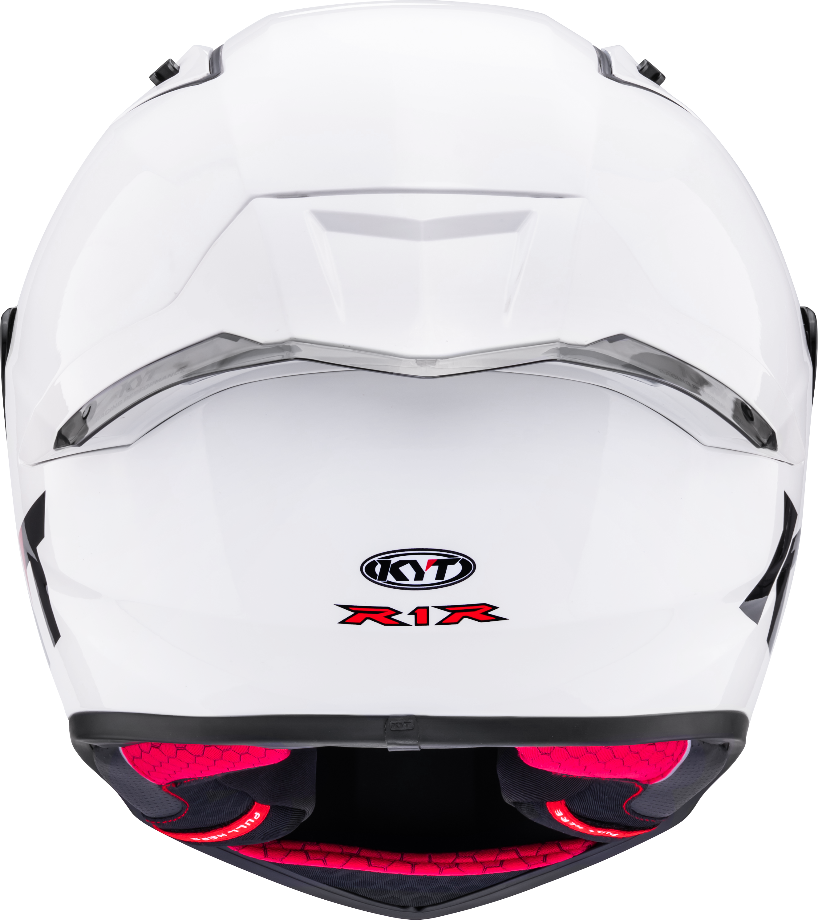 KYT R1R レーシングヘルメット プレーン ホワイト グロス Y6R100W3 