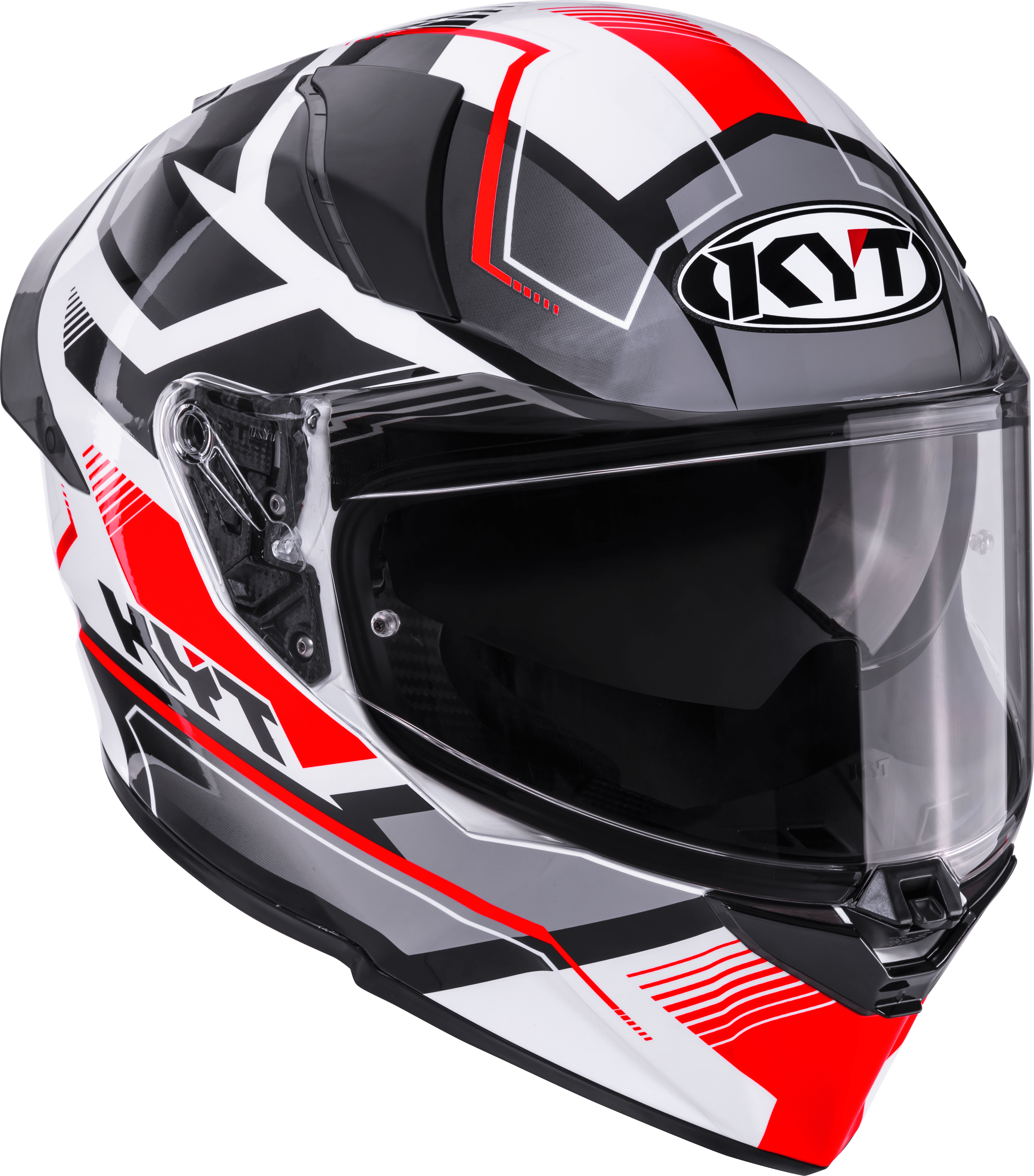 KYT R2R Helm Parsec Weiß/Rot Y6R20022