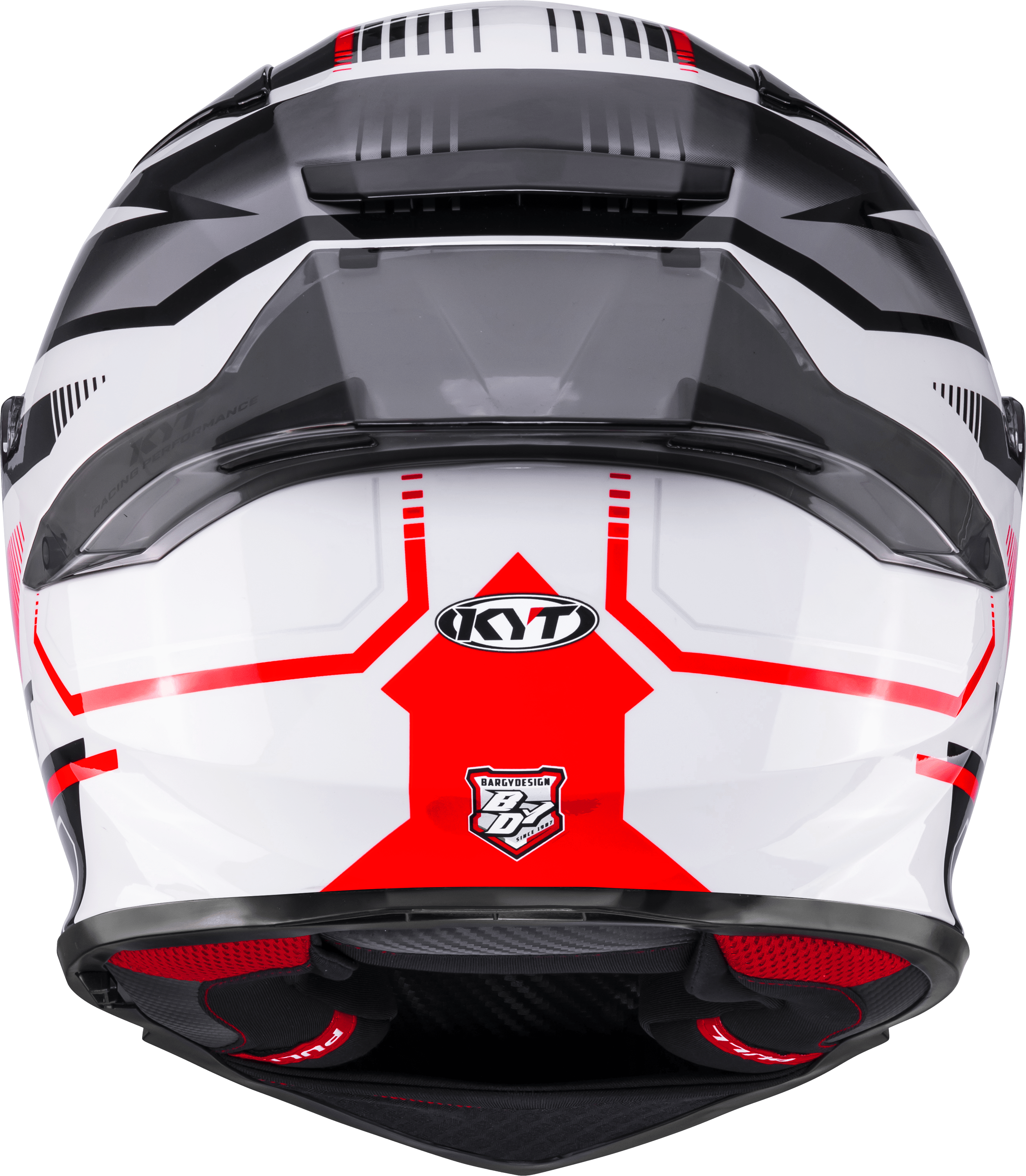 KYT R2R Helm Parsec Weiß/Rot Y6R20022