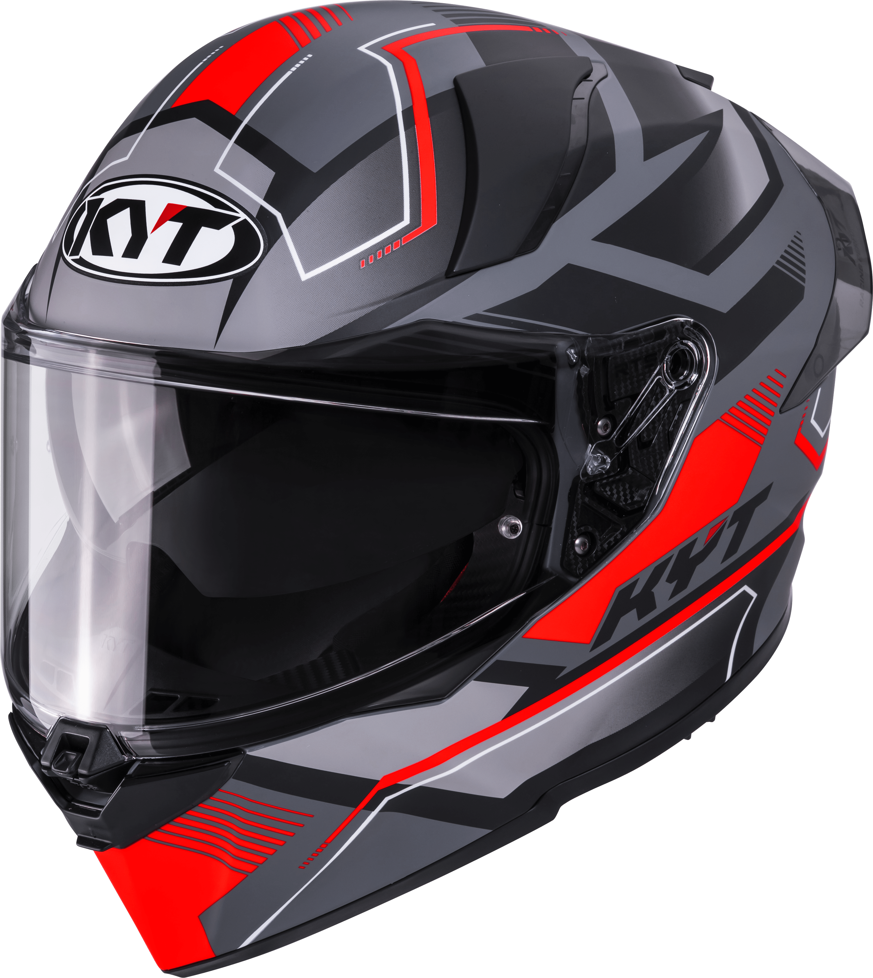 KYT R2R Helm Parsec Matt Grau / Rot Y6R20023