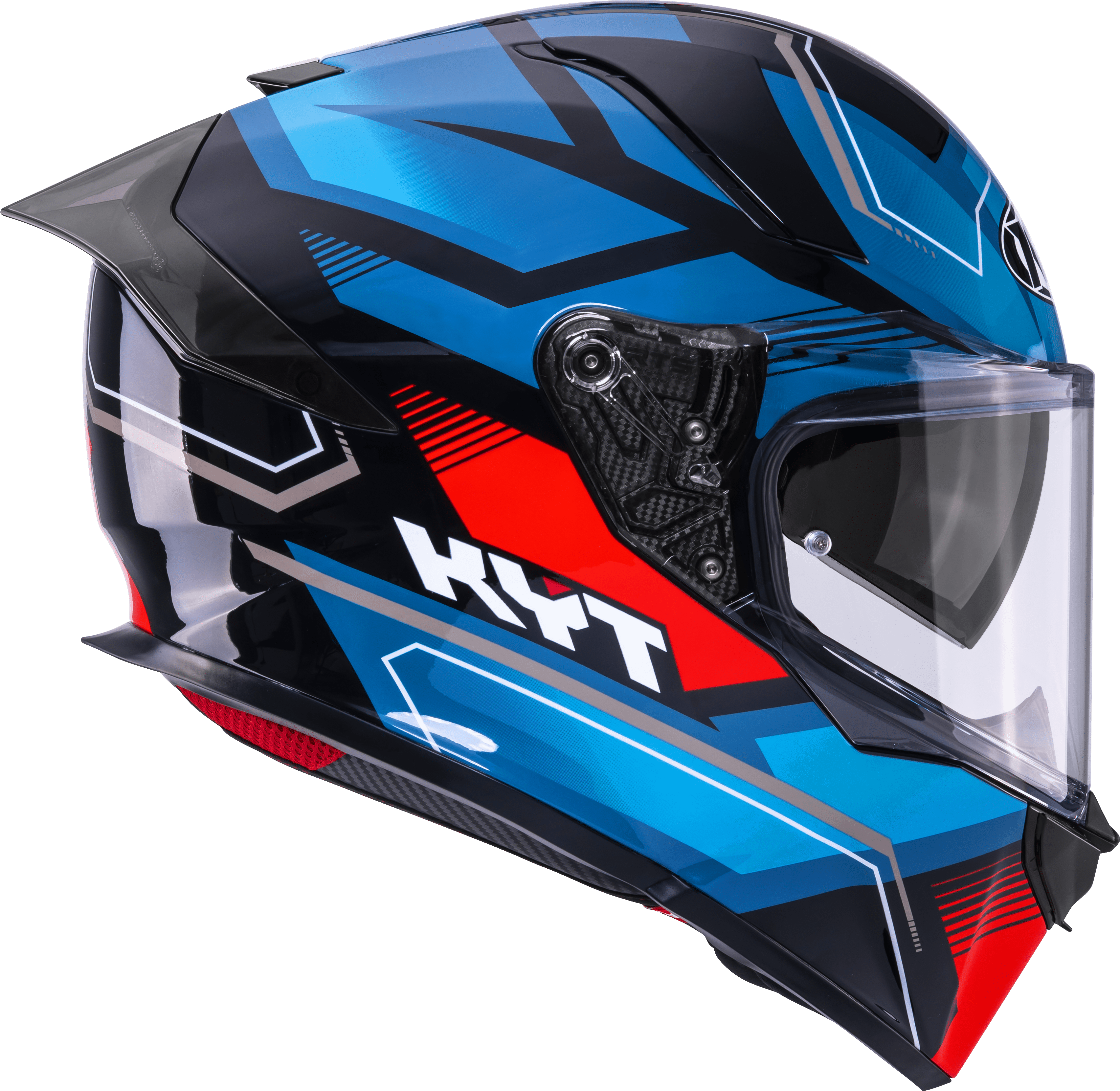 KYT R2R Helm Parsec Schwarz / Blau / Rot Y6R20024