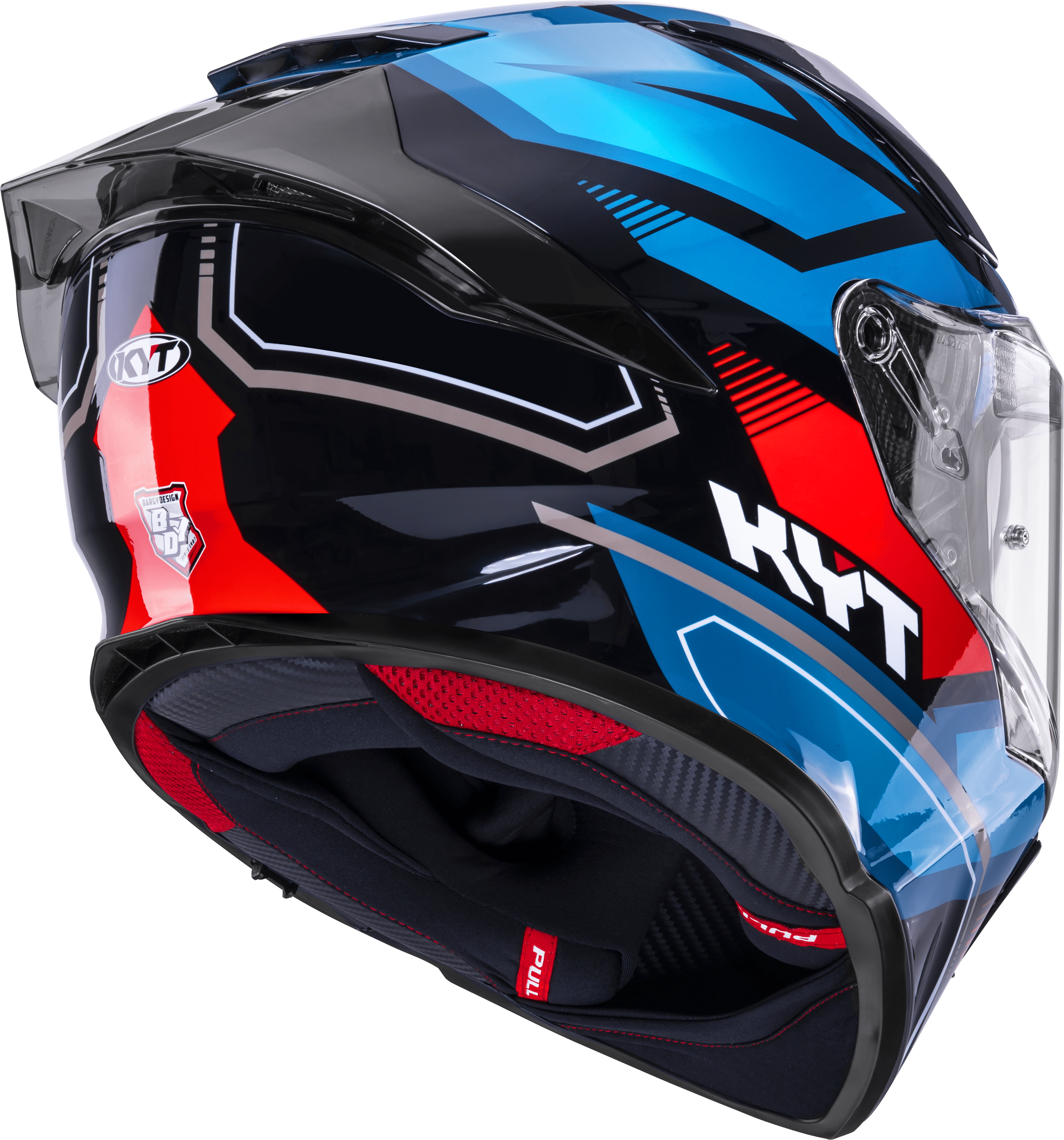 KYT R2R Helm Parsec Schwarz / Blau / Rot Y6R20024