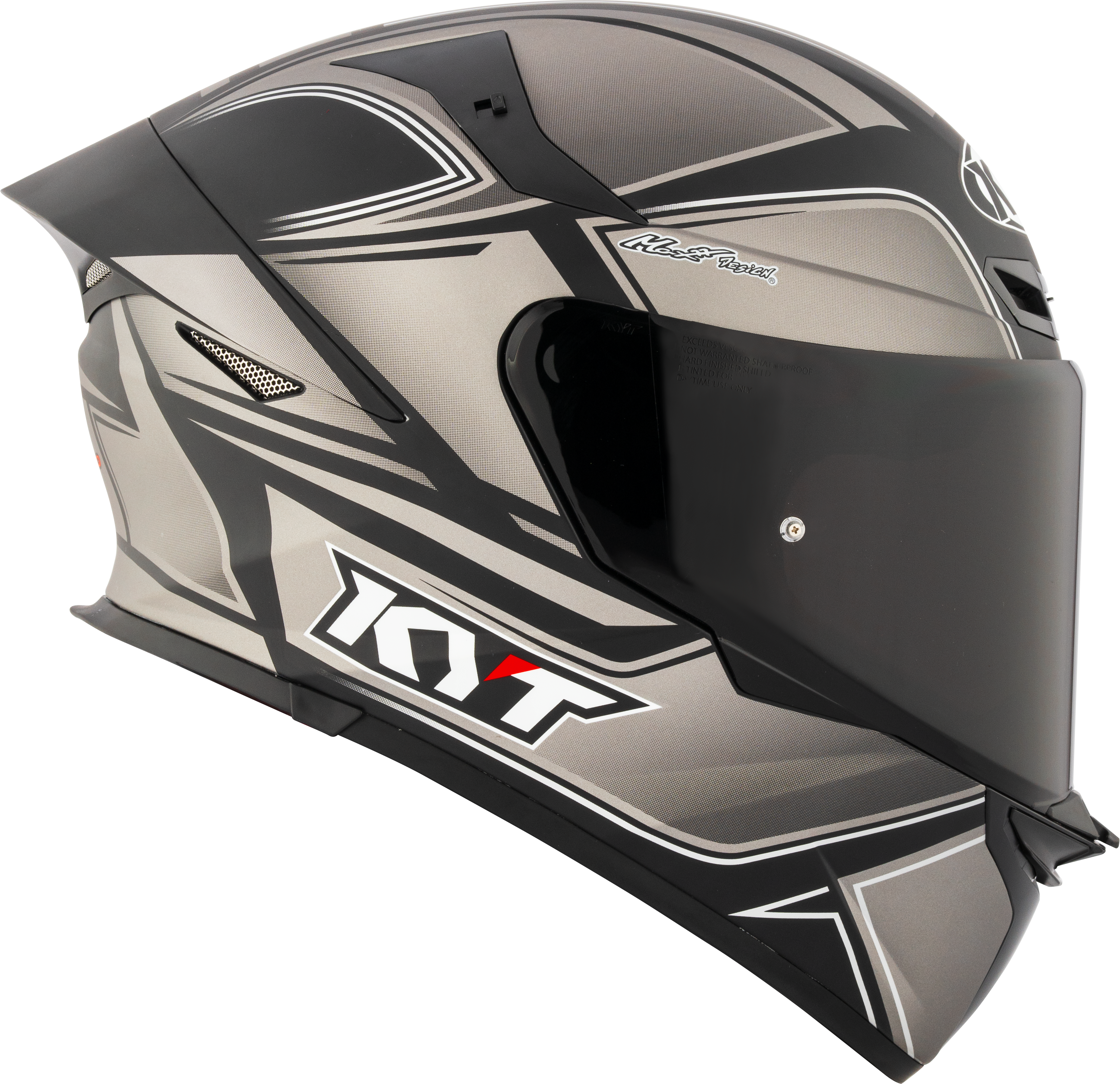 KYT TT-Revo Helm Tourist Matt Cool Grey Y6TR0013