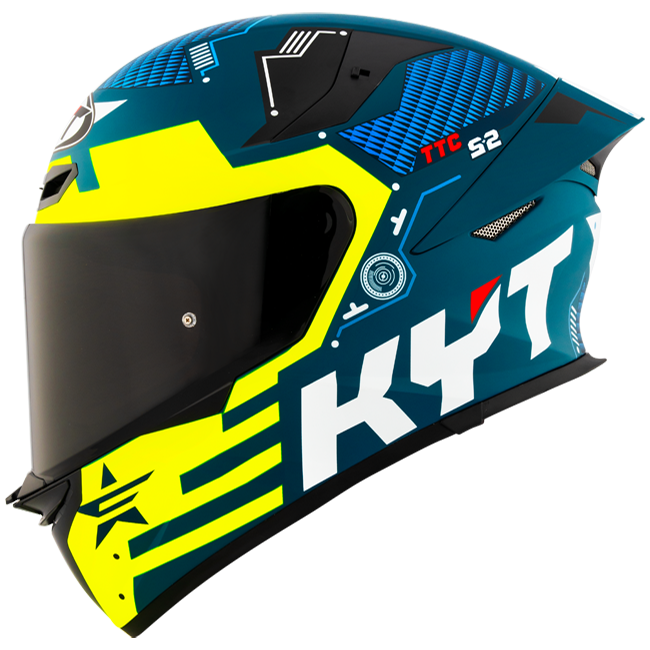 KYT TT-Revo Helm Fuselage Yellow matt Y6TR0021