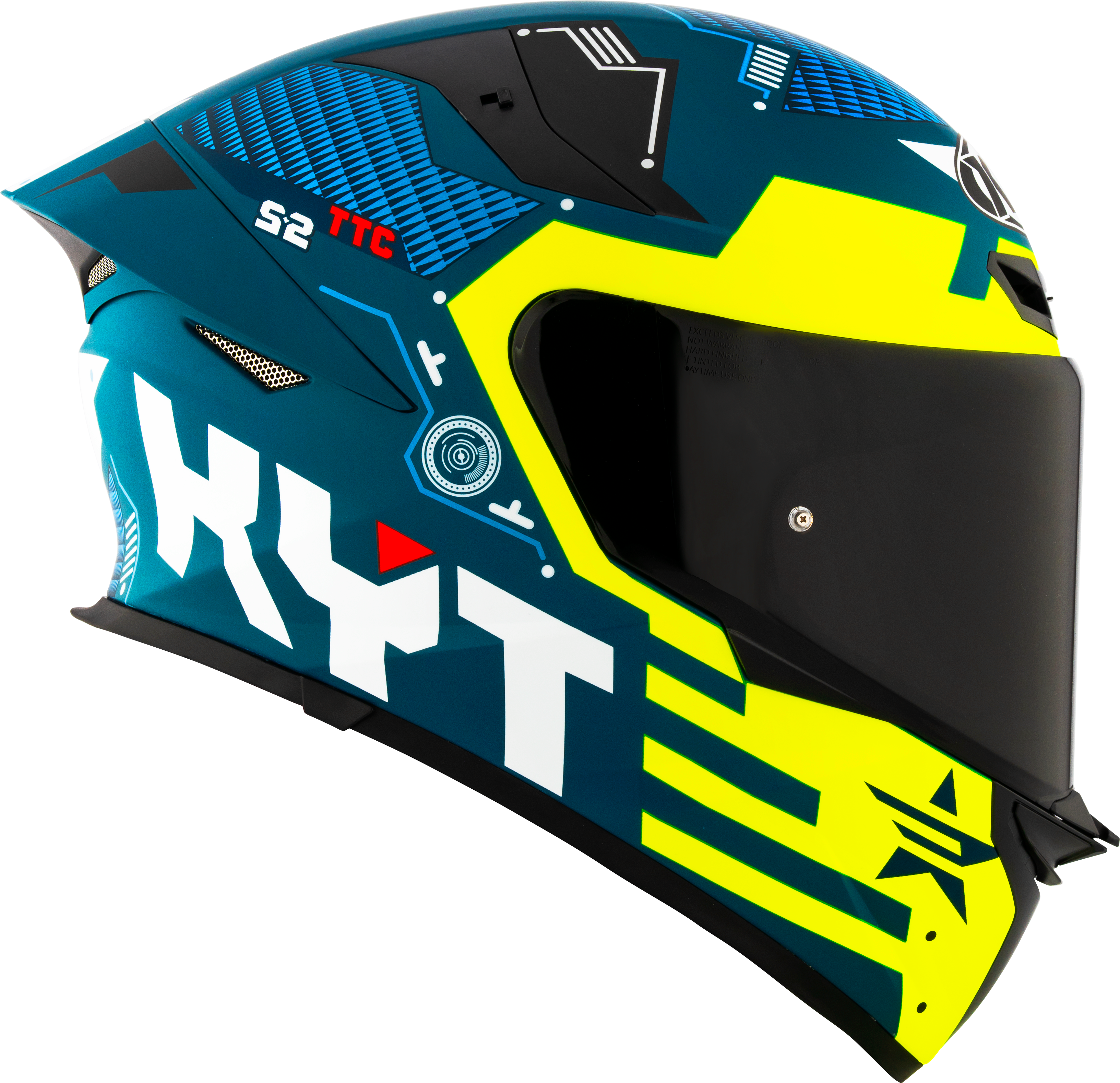 KYT TT-Revo Helm Fuselage Yellow matt Y6TR0021