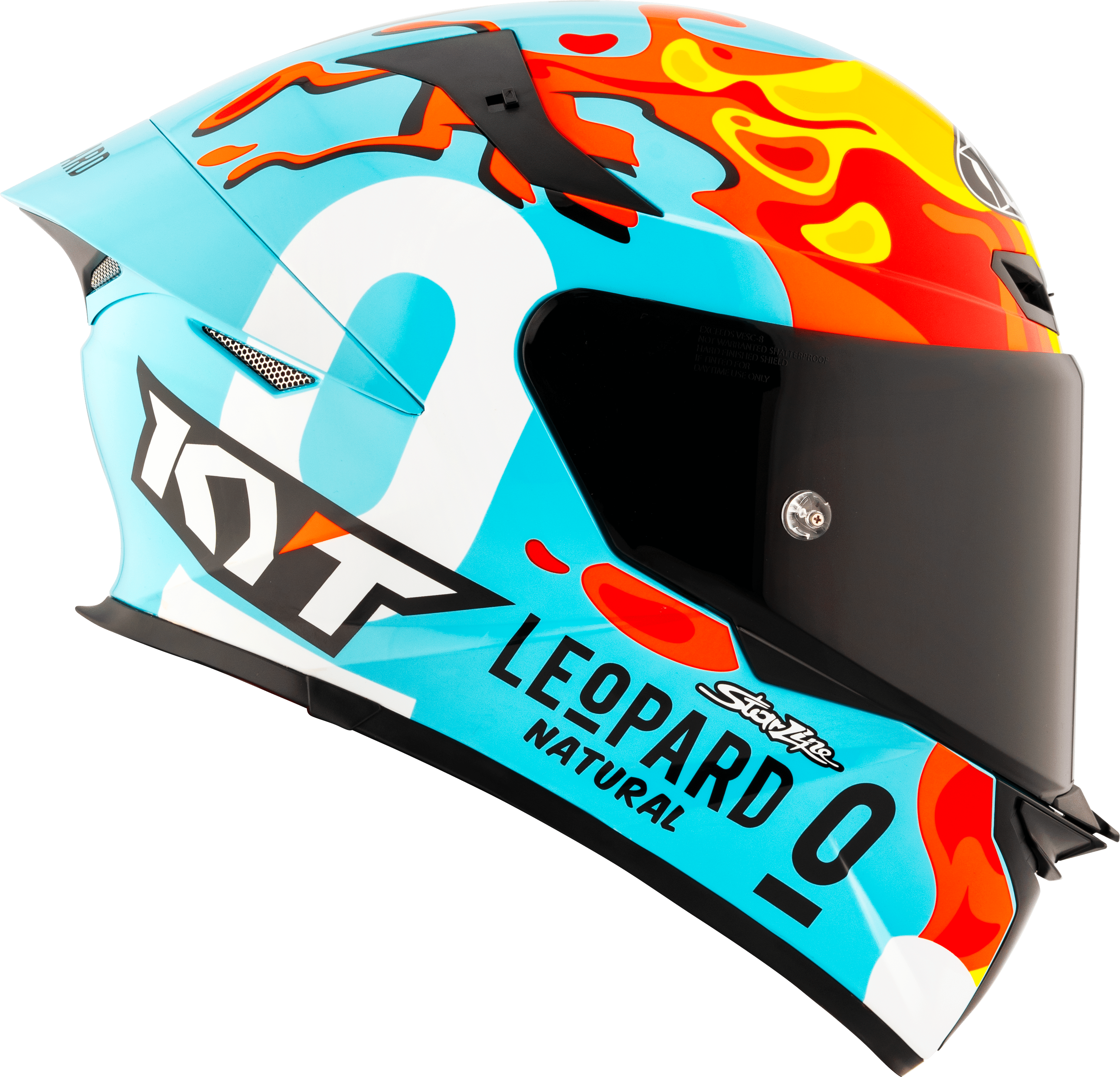 KYT TT-Revo Helm Leopard Replica Aragon Y6TR0054