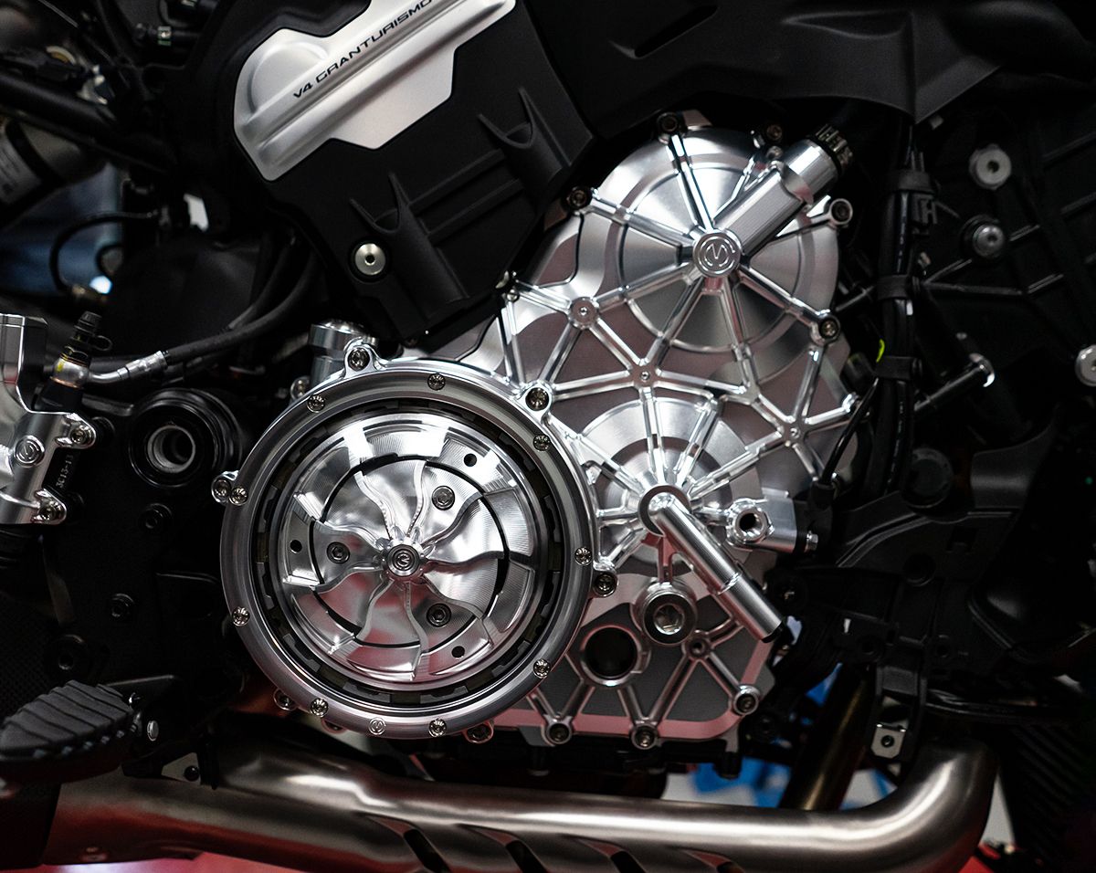 アルミニウム製エンジンケース右側、チタンボルト付き、モトコルセ ドゥカティ パニガーレ V4/S (2025) 