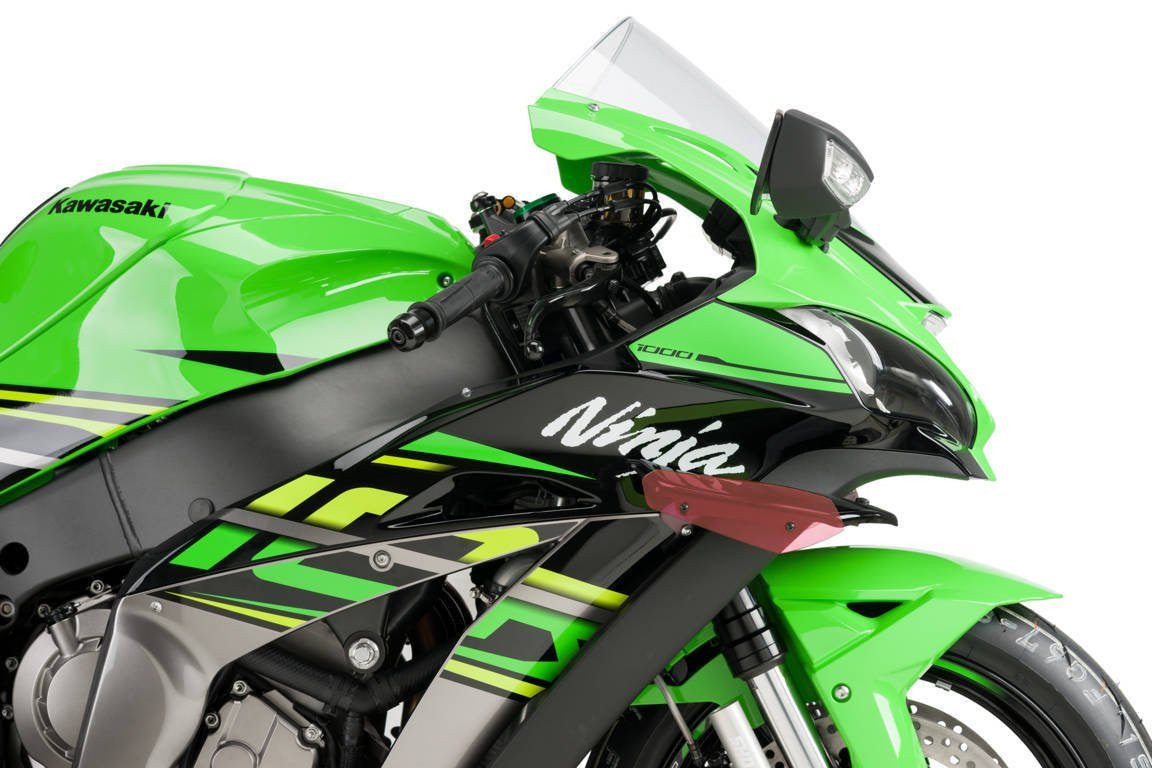 プイグウィングレットスポイラー ダウンフォース カワサキ ZX-10 R/RR (11-20) 9882 