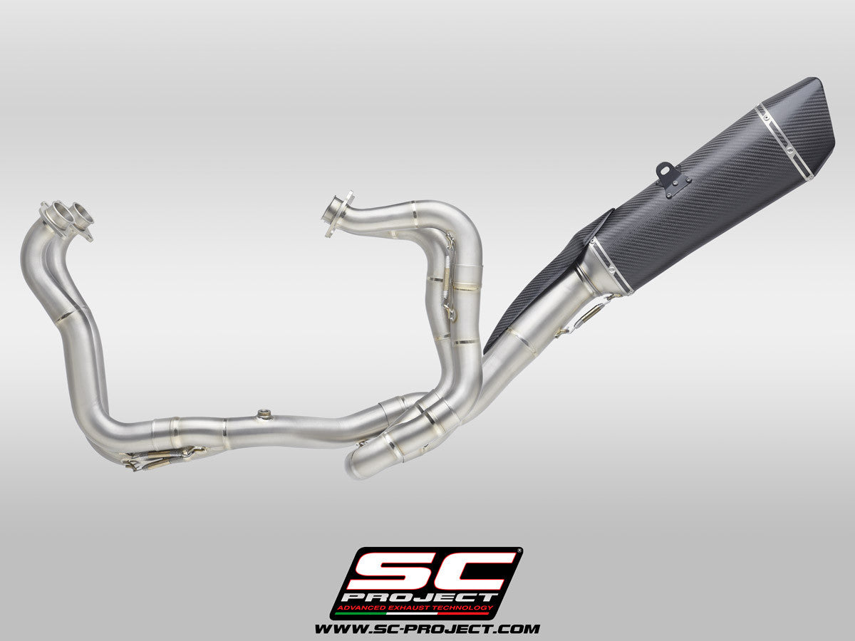 SC-Project Titan 完全排気システム SC1-R (250mm) Aprilia RSV4 1100 Factory (21-25) A27A-TC90C 