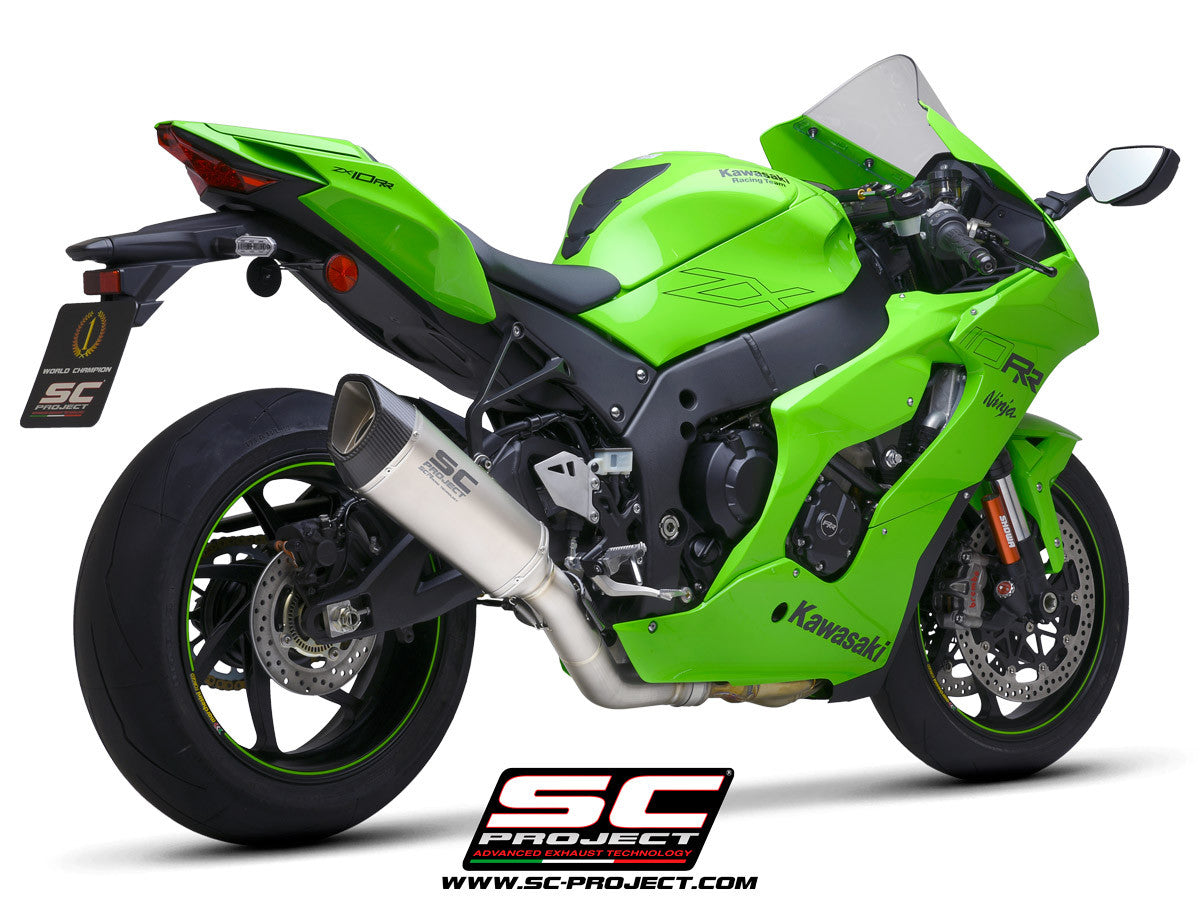 SC-Project スリップオン SC1-R + KAT交換パイプ Kawasaki ZX-10 R/RR (21-25) K38A-DET91C 