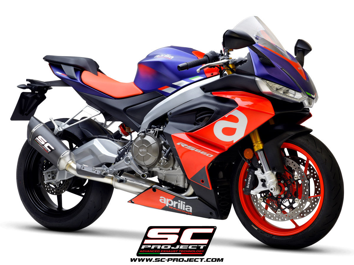 SC-Project Komplettanlage 2-1 SC1-R Aprilia RS 660 (20-24) A23A-KC90