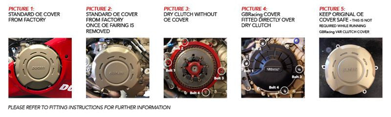 クラッチプロテクター保護カバー GBRacing ドゥカティ パニガーレ V4 R (19-21) 