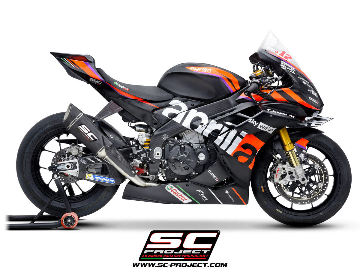 SC-Project Titan Komplettanlage SC1-R (250mm) Aprilia RSV4 1100 Factory (21-25) A27A-TC90C