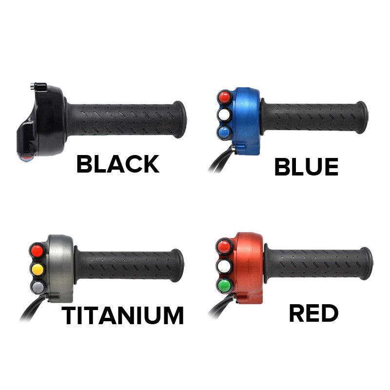 ジェットプライム製のハンドルスイッチが統合されたガスグリップハウジング アプリリア RS 660 (20-25) JP ACC 660 