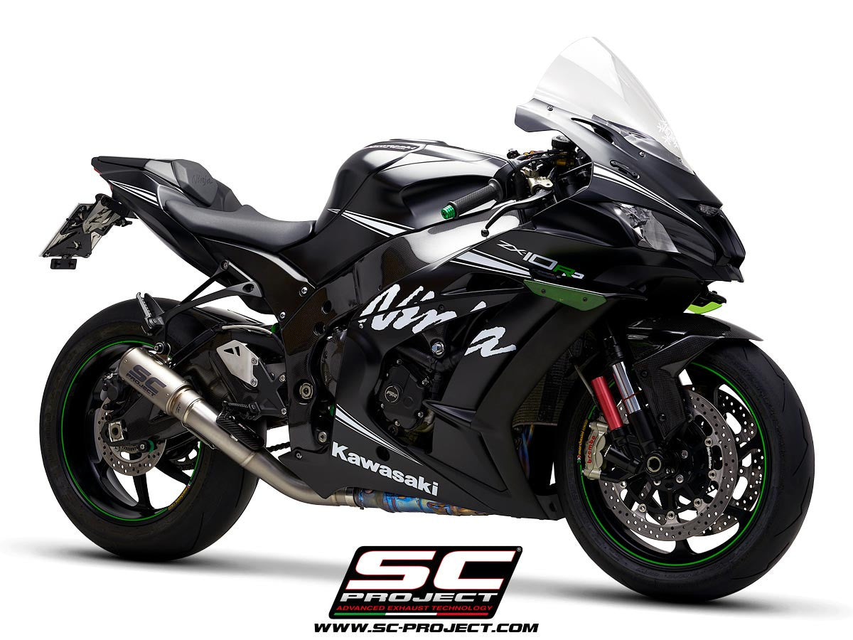 SC-Project スリップオン CR-T + KAT交換パイプ カワサキ ZX-10 R/RR (16-20) K22A-DET36 