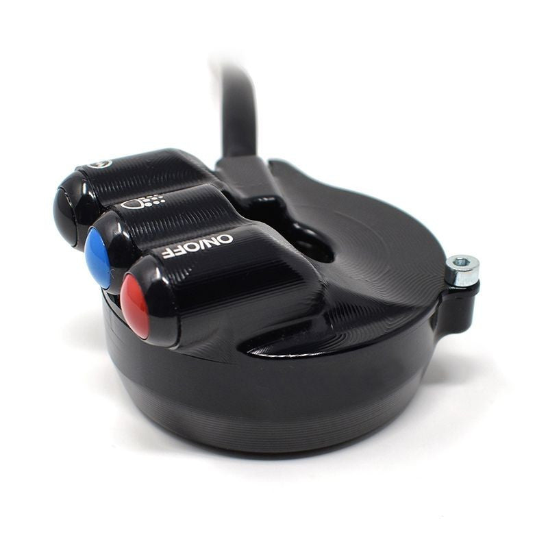 Gasgriffgehäuse mit integriertem Lenkerschalter JetPrime Aprilia RSV4/1100 Factory/RF/RR (17-20) JP ACC 009