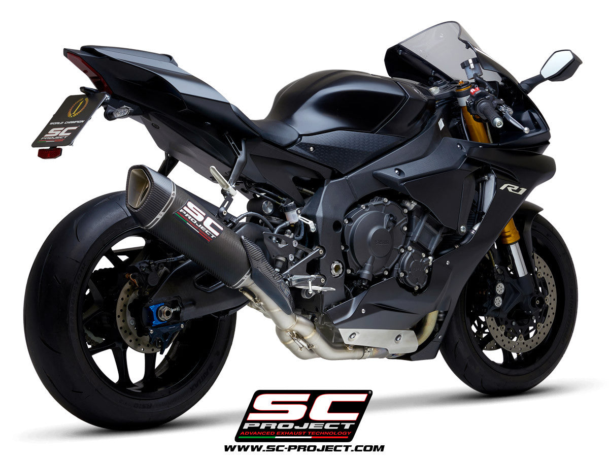 SC-Project スリップオン SC1-R + KAT交換パイプ ヤマハ YZF-R1/M RN32 (15-16) 