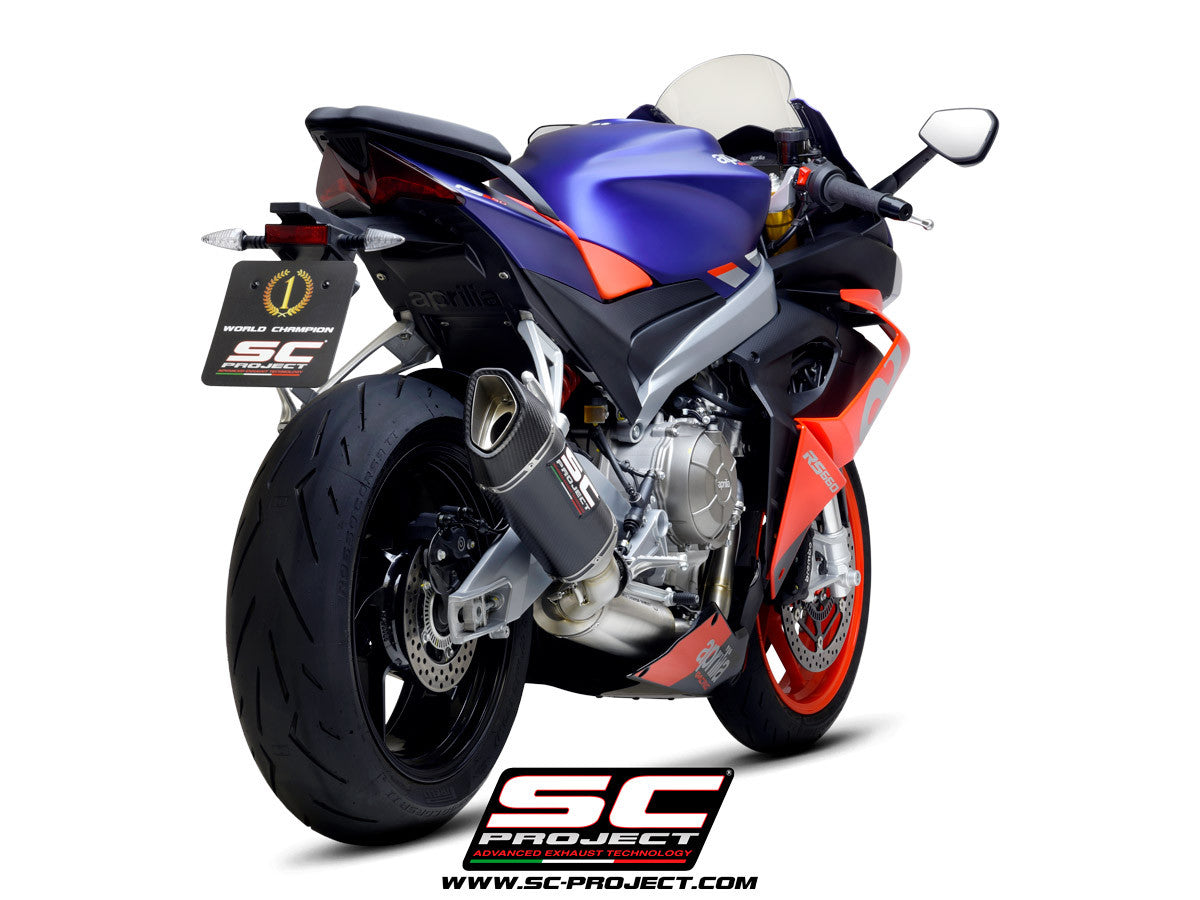 SC-Project Komplettanlage 2-1 SC1-R Aprilia RS 660 (20-24) A23A-KC90