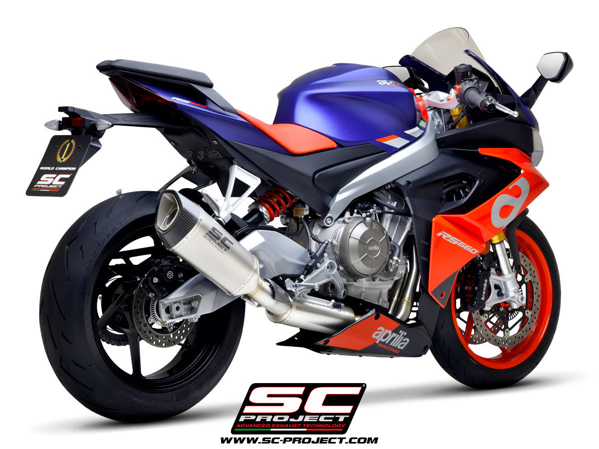 SC-Project Komplettanlage 2-1 SC1-R Aprilia RS 660 (20-24) A23A-KC90