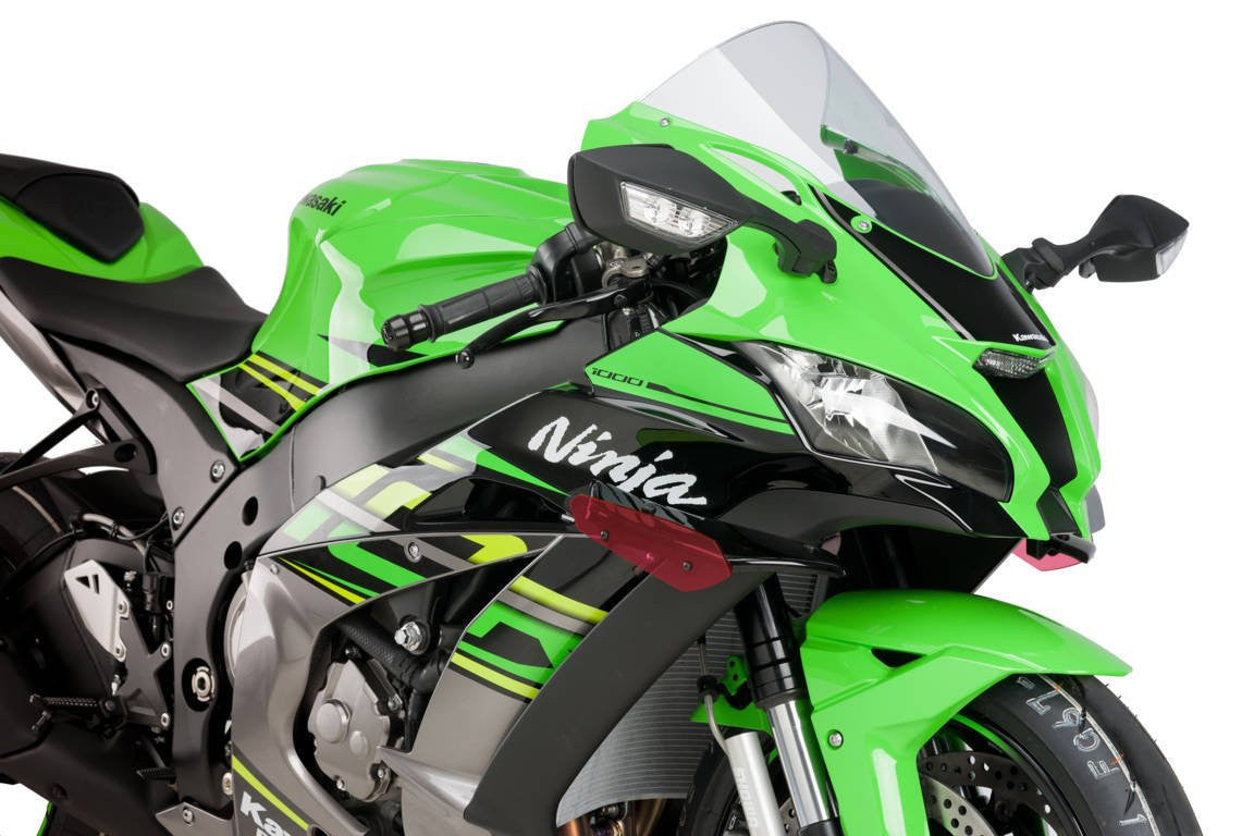 プイグウィングレットスポイラー ダウンフォース カワサキ ZX-10 R/RR (11-20) 9882 