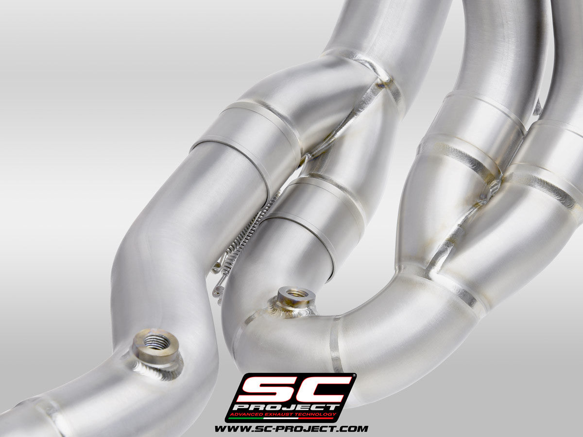 SC-Project Titan 完全排気システム SC1-R (250mm) Aprilia RSV4 1100 Factory (21-25) A27A-TC90C 