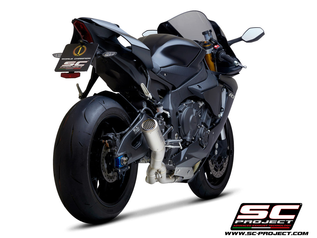 SC-Project スリップオン CR-T + KAT交換パイプ Yamaha YZF-R1/M RN49 (17-19) Y11B-DET36 