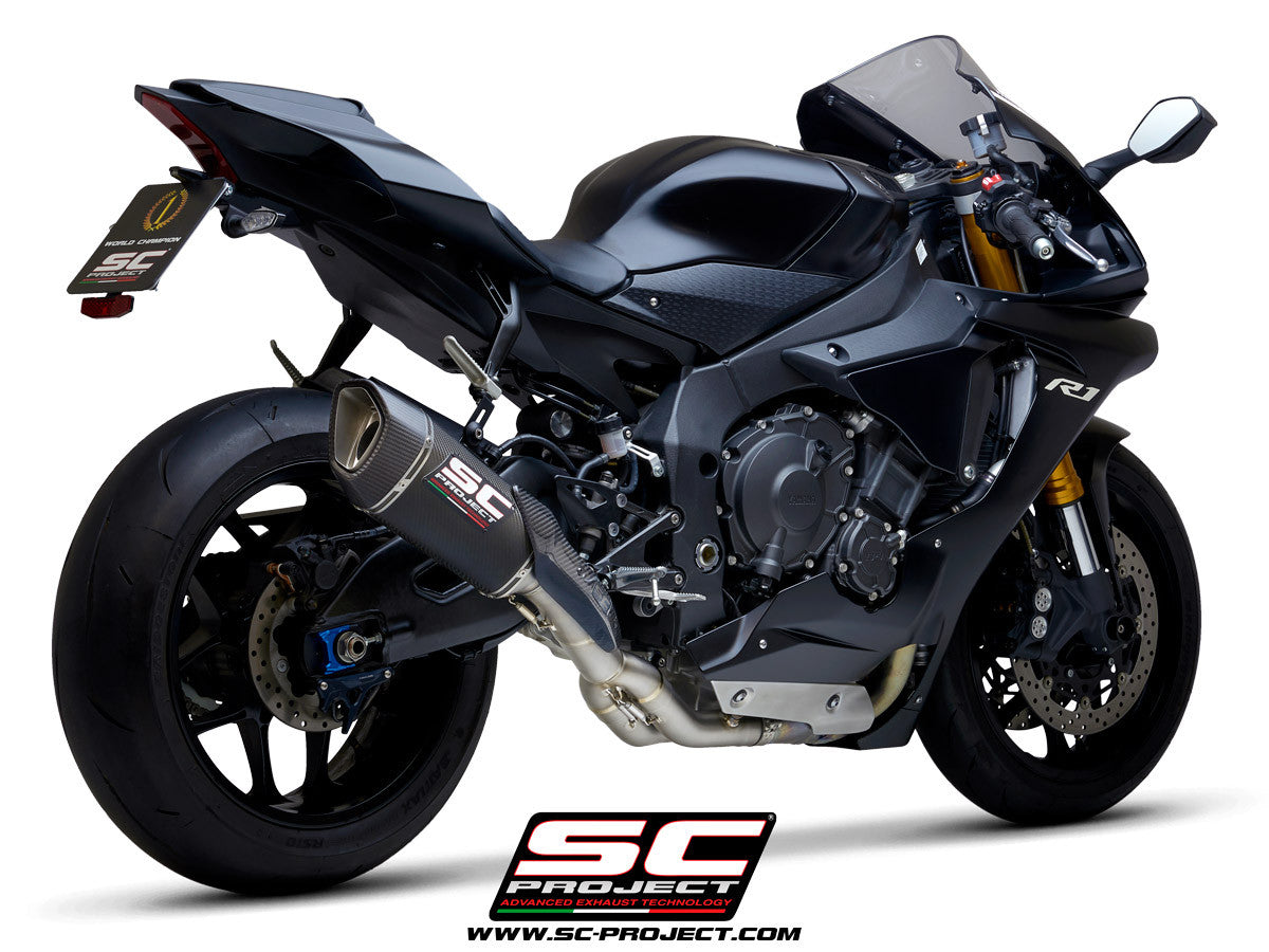 SC-Project スリップオン SC1-R + KAT交換パイプ ヤマハ YZF-R1/M RN65 (20-25) 
