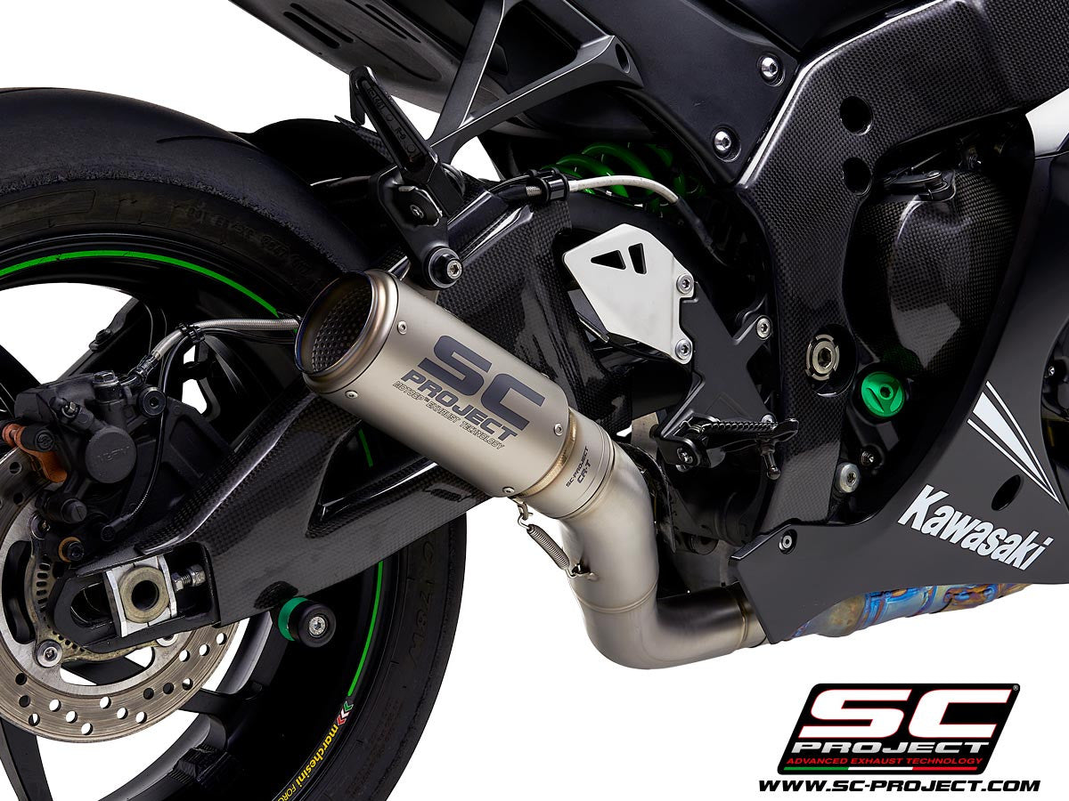 SC-Project スリップオン CR-T + KAT交換パイプ カワサキ ZX-10 R/RR (16-20) K22A-DET36 