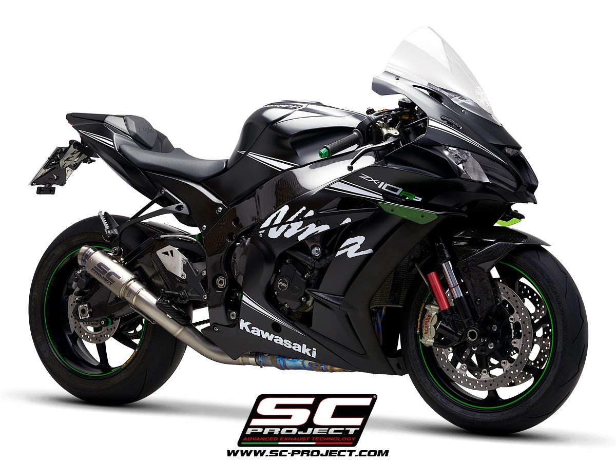 SC-Project スリップオン GP70-R + KAT交換パイプ Kawasaki ZX-10 R/RR (16-20) K22A-DET70 