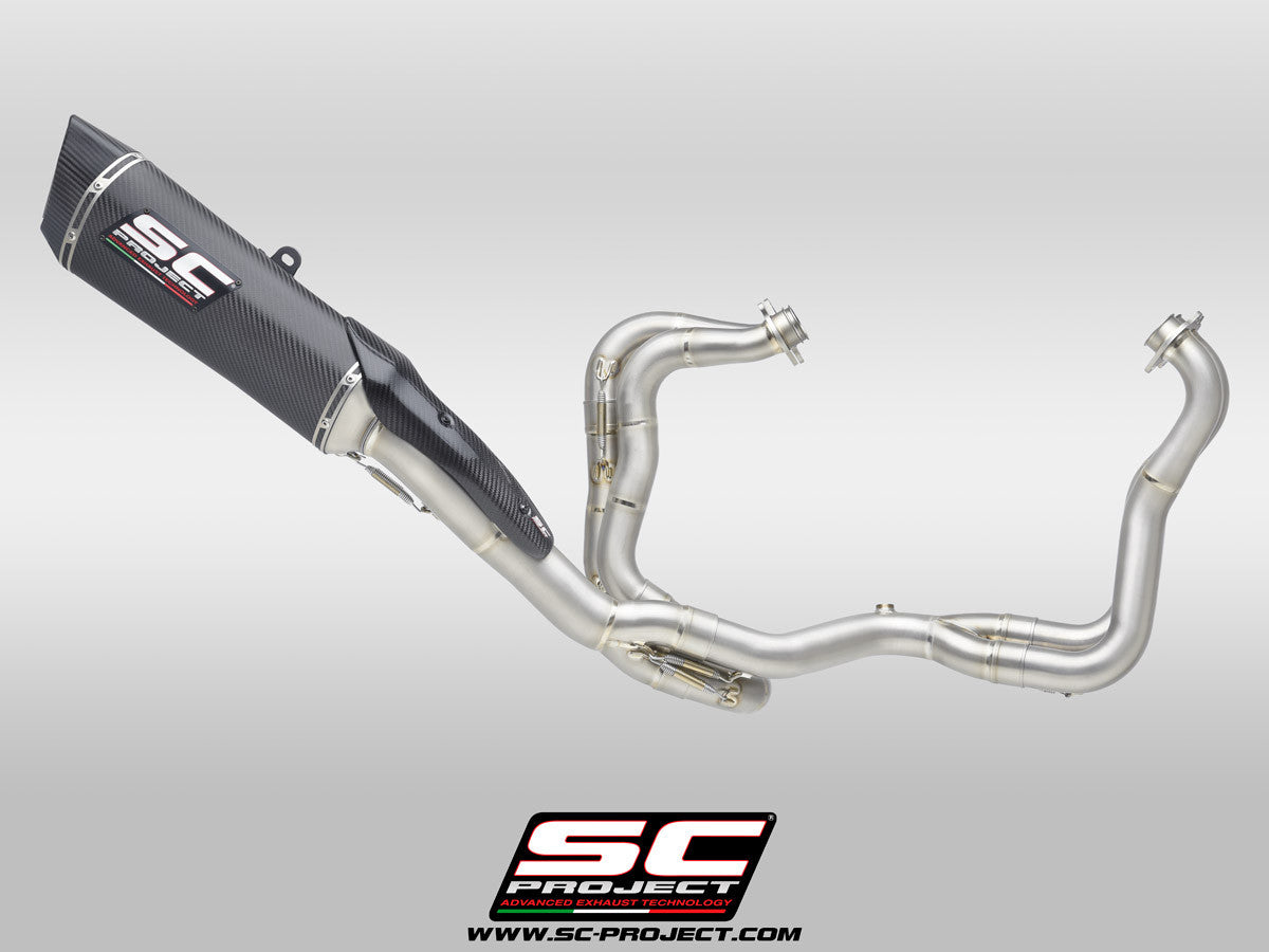 SC-Project Titan 完全排気システム SC1-R (250mm) Aprilia RSV4 1100 Factory (21-25) A27A-TC90C 