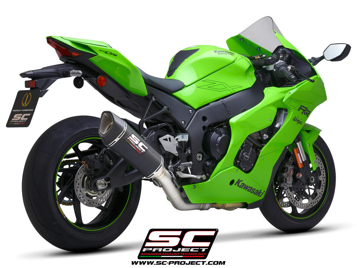 SC-Project スリップオン SC1-R + KAT交換パイプ Kawasaki ZX-10 R/RR (21-25) K38A-DET91C 