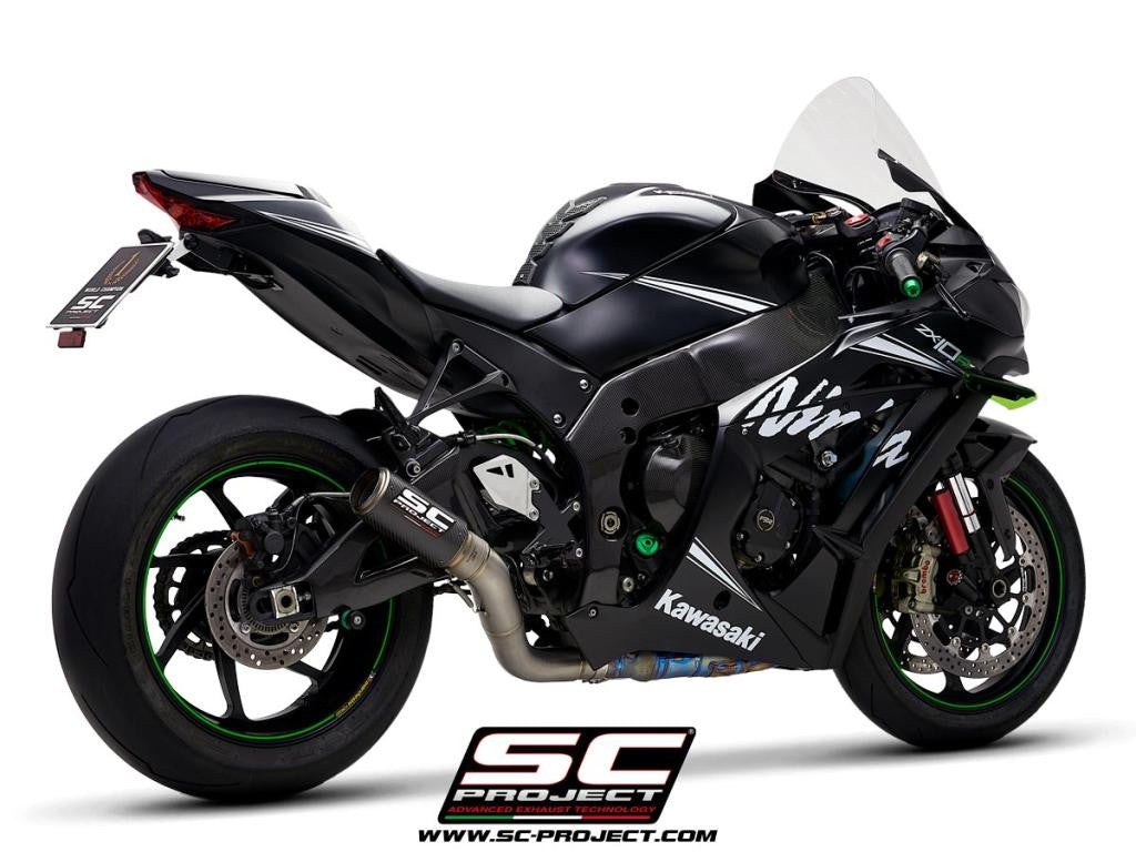 SC-Project スリップオン CR-T + KAT交換パイプ カワサキ ZX-10 R/RR (16-20) K22A-DET36 