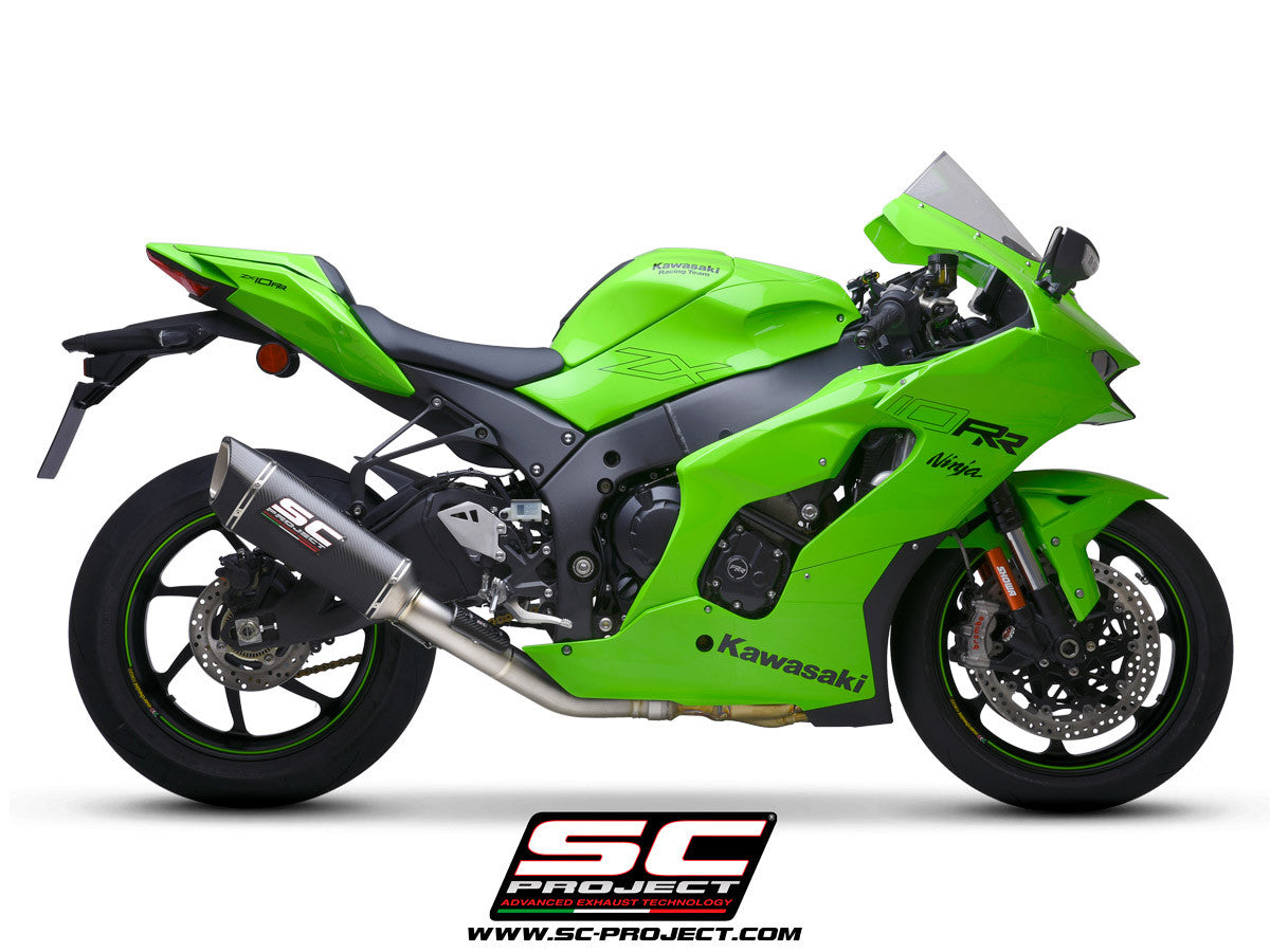 SC-Project スリップオン SC1-R + KAT交換パイプ Kawasaki ZX-10 R/RR (21-25) K38A-DET91C 