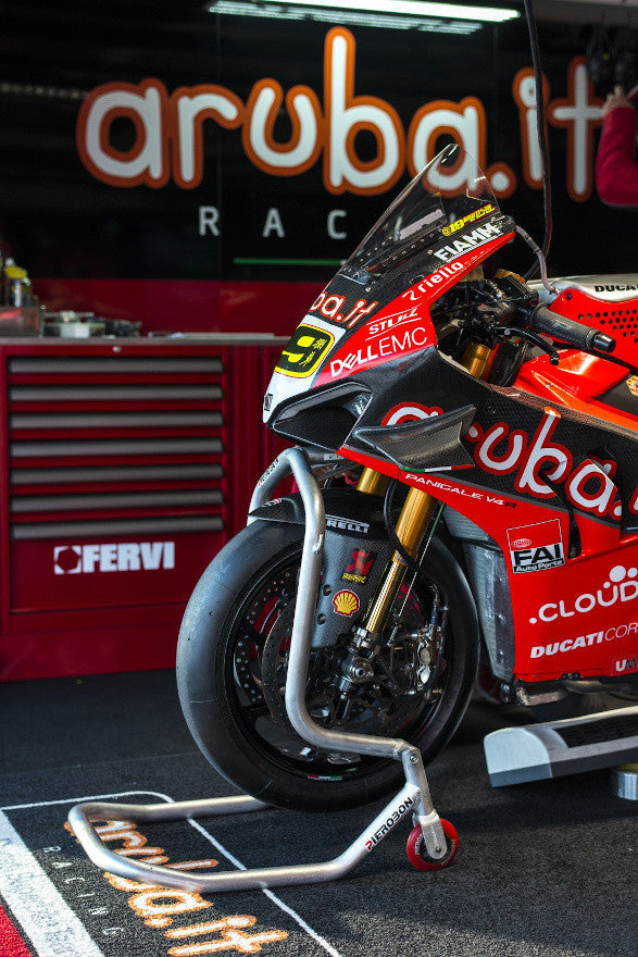 アルミニウムフロントスタンド Ducati Panigale V4/S/R (18-24) Pierobon 