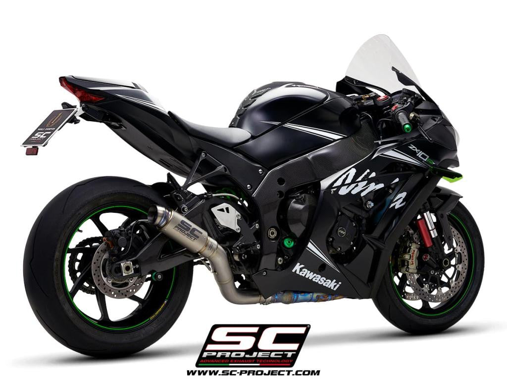 SC-Project スリップオン GP70-R + KAT交換パイプ Kawasaki ZX-10 R/RR (16-20) K22A-DET70 