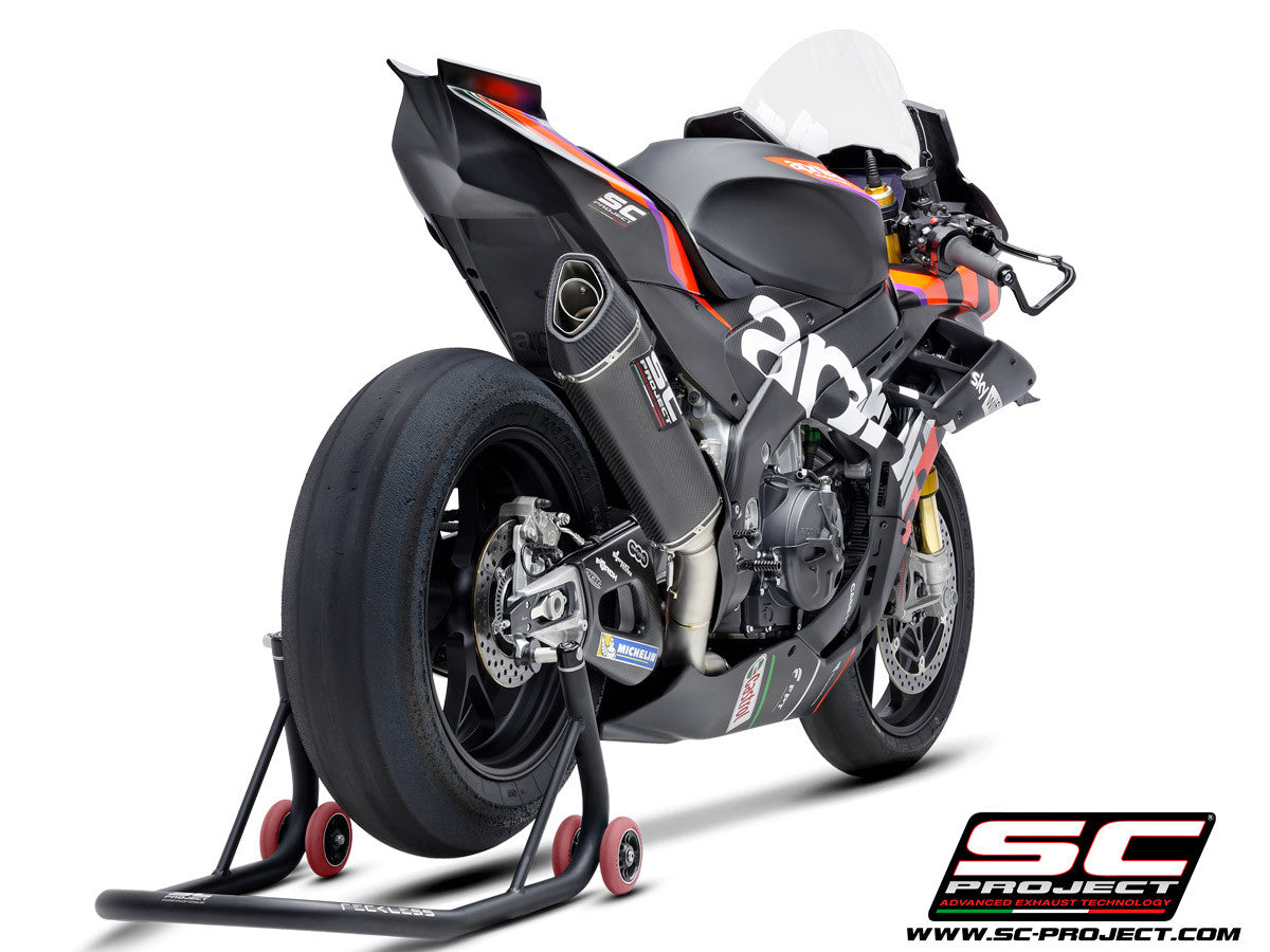 SC-Project Titan Komplettanlage SC1-R (350mm) Aprilia RSV4 1100 Factory (21-25) A27A-TC93C