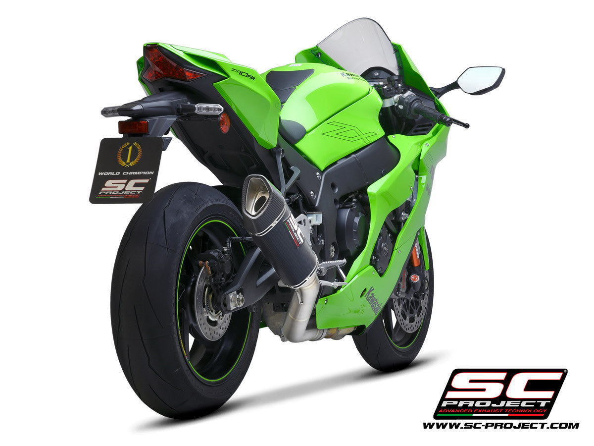 SC-Project スリップオン SC1-R + KAT交換パイプ Kawasaki ZX-10 R/RR (21-25) K38A-DET91C 