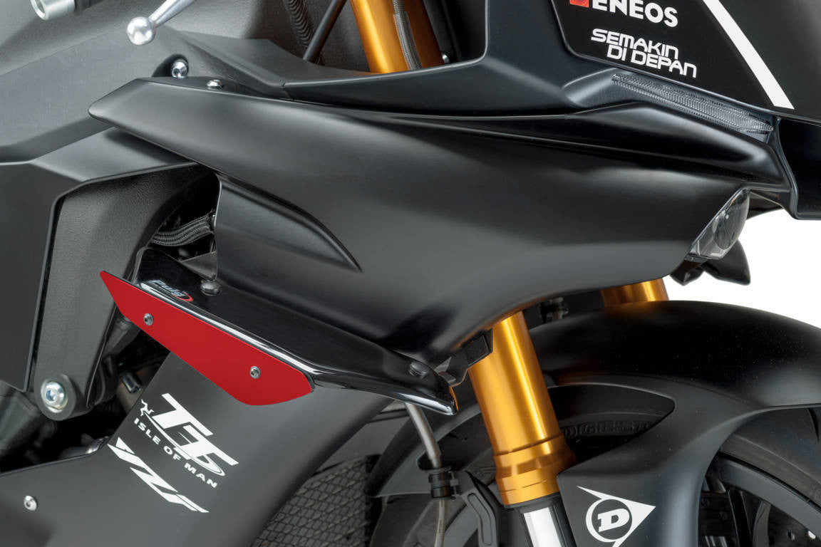 プイグウィングレットスポイラー ダウンフォース ヤマハ YZF-R1/M RN32 RN49 (15-19) 9766 