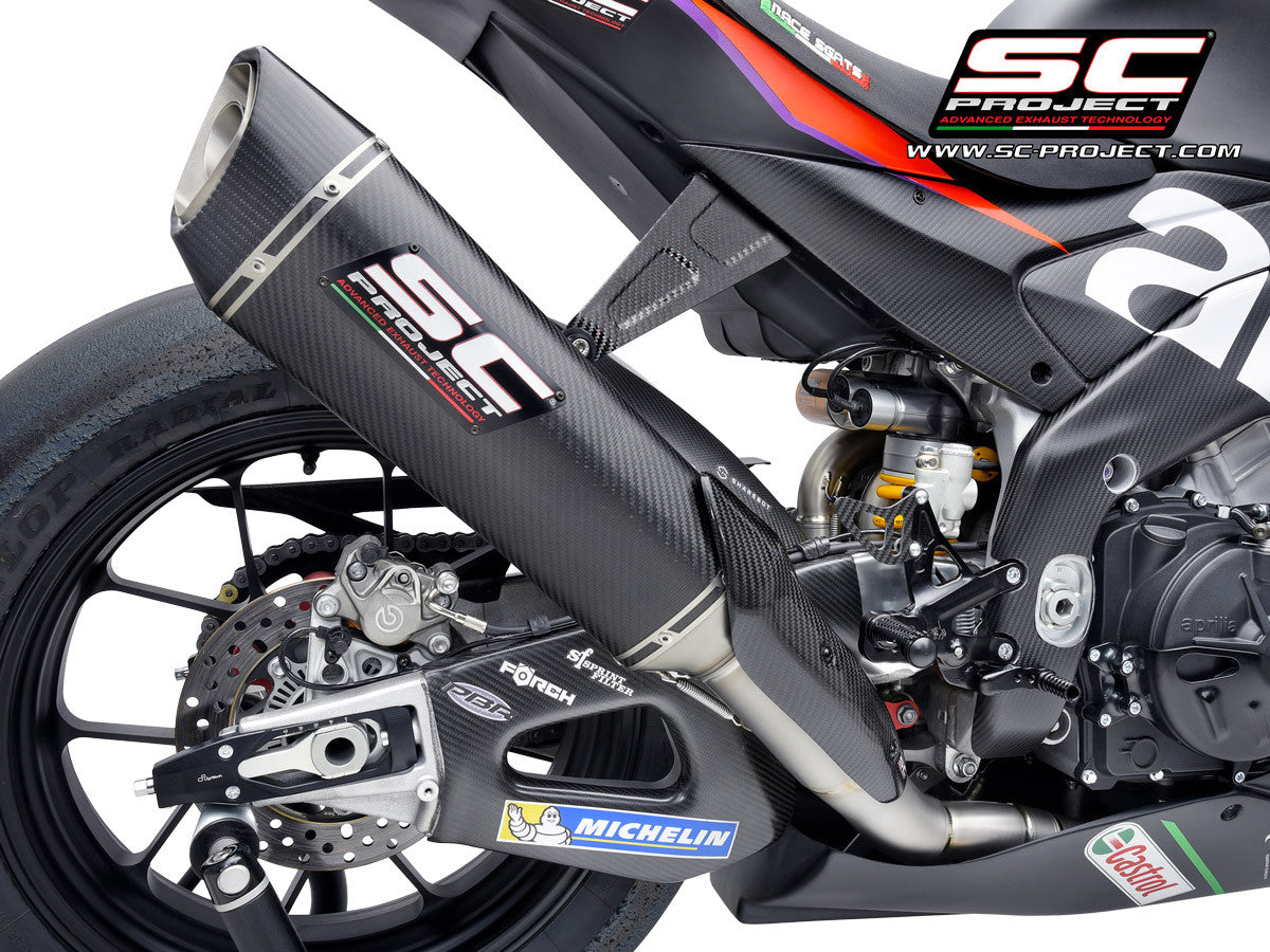 SC-Project Titan Komplettanlage SC1-R (350mm) Aprilia RSV4 1100 Factory (21-25) A27A-TC93C