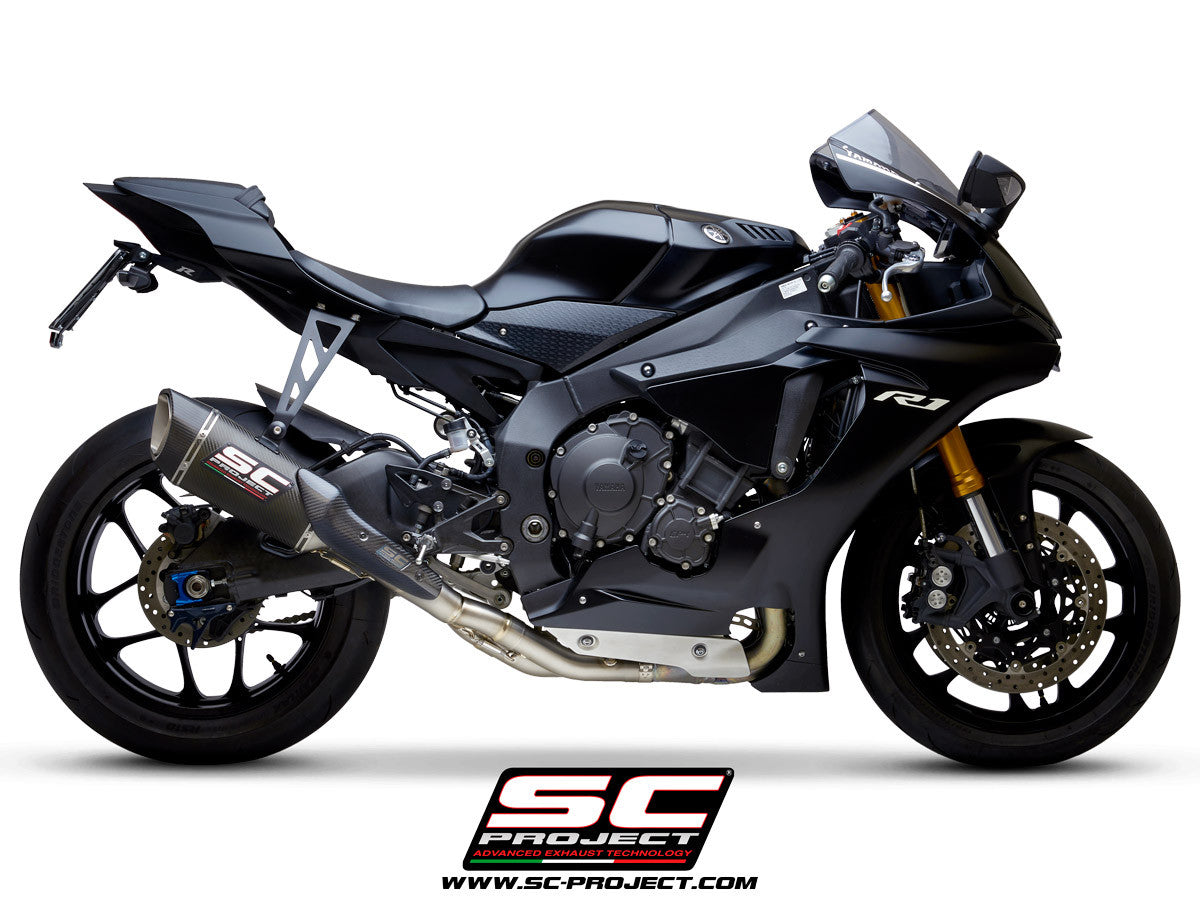 SC-Project スリップオン SC1-R + KAT交換パイプ ヤマハ YZF-R1/M RN65 (20-25) 